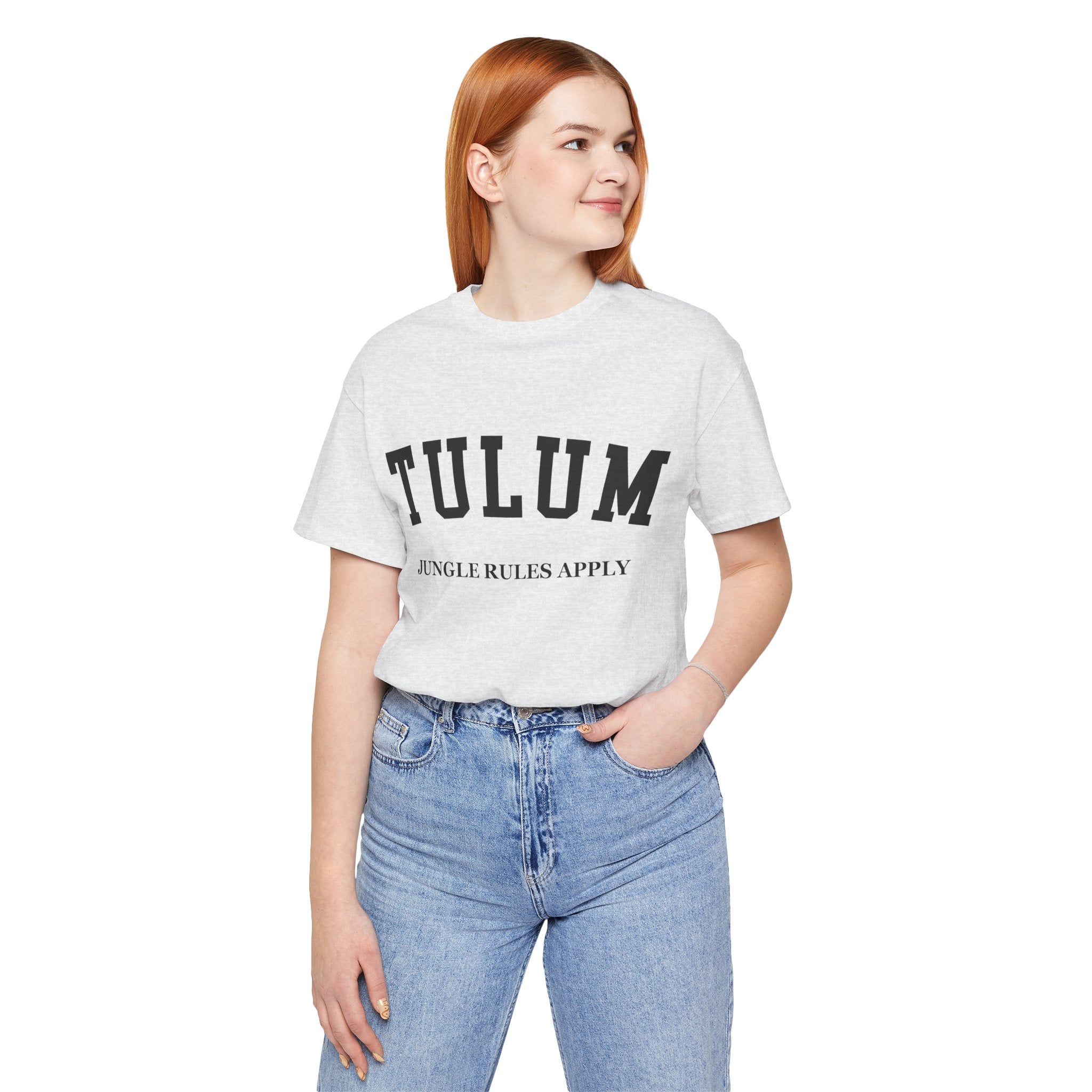 Tulum Collegiate — 100% Cotton Premium Unisex T-Shirt | BY CHARLES