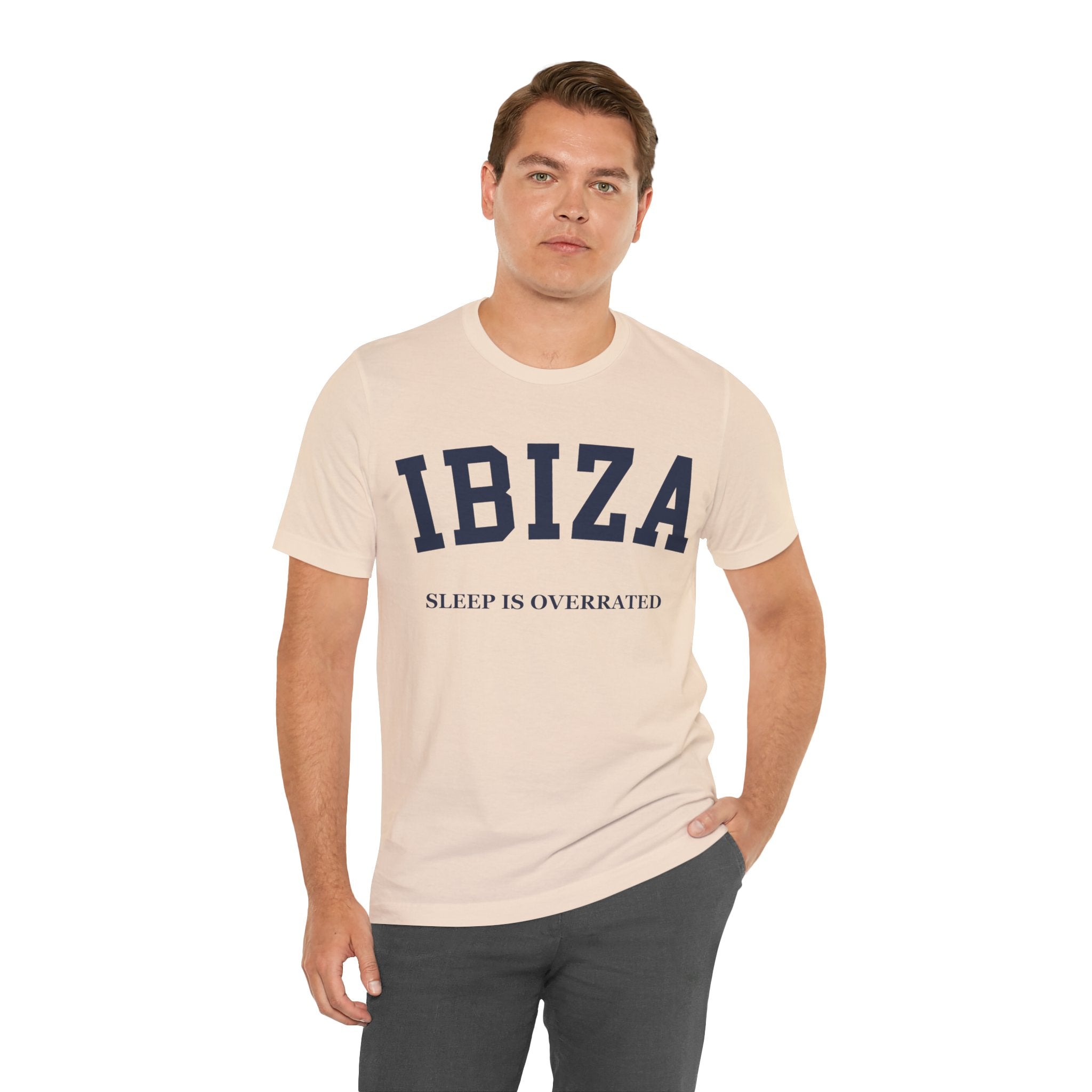 Ibiza Collegiate — 100% Cotton Premium Unisex T-Shirt | BY CHARLES