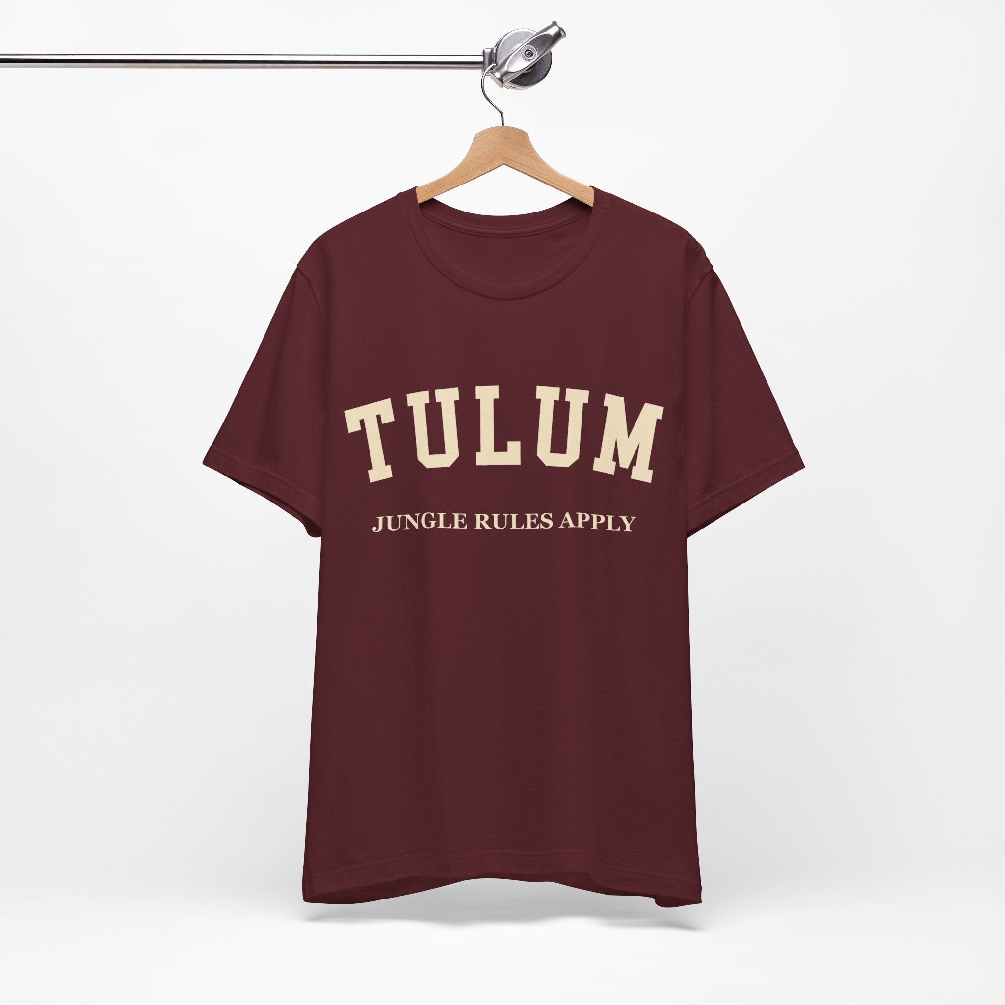 Tulum Collegiate — 100% Cotton Premium Unisex T-Shirt | BY CHARLES