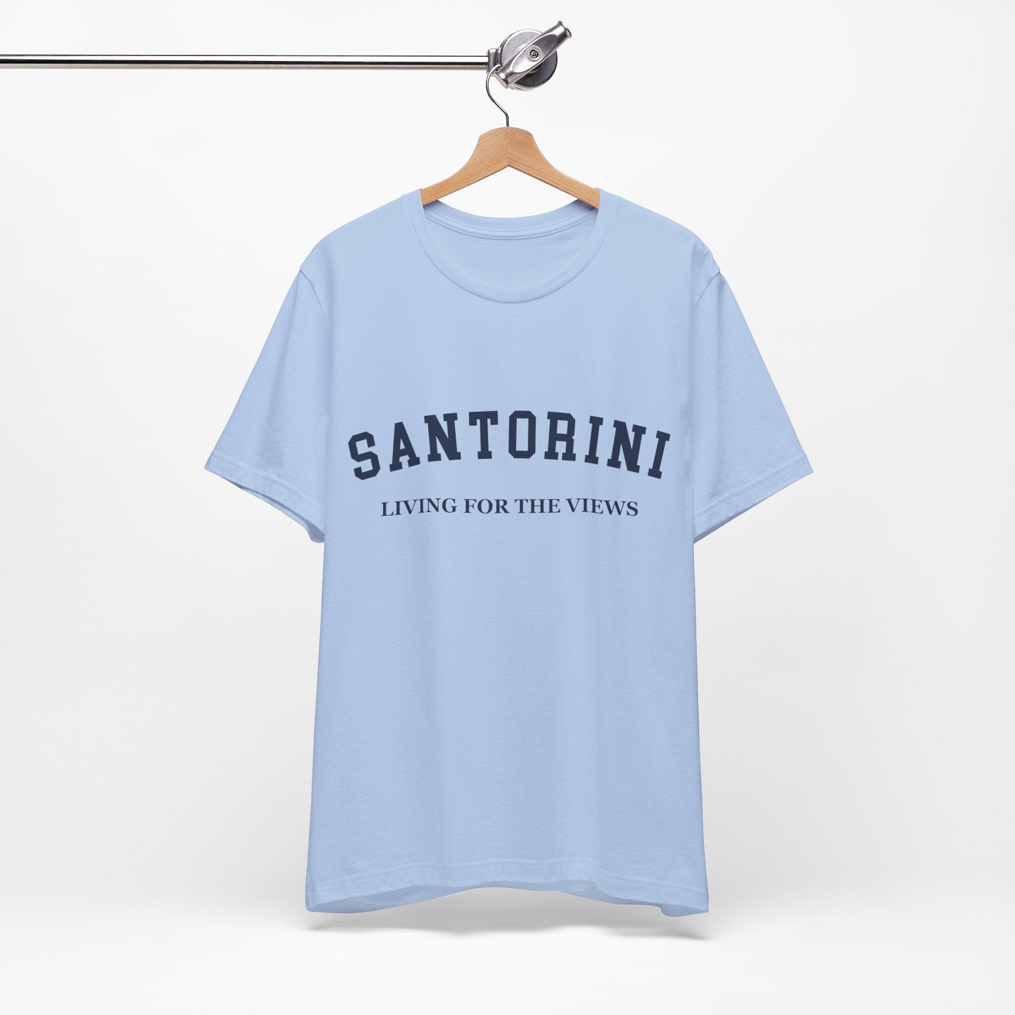 Santorini Collegiate — 100% Cotton Premium Unisex T-Shirt | BY CHARLES