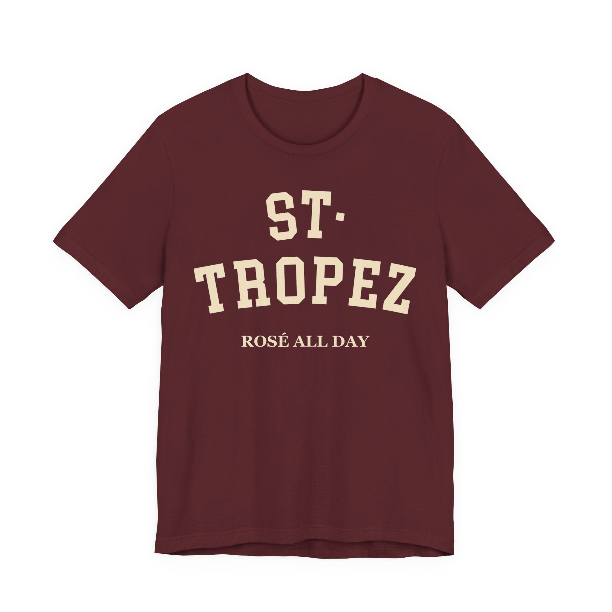 St. Tropez Collegiate — 100% Cotton Premium Unisex T-Shirt | BY CHARLES