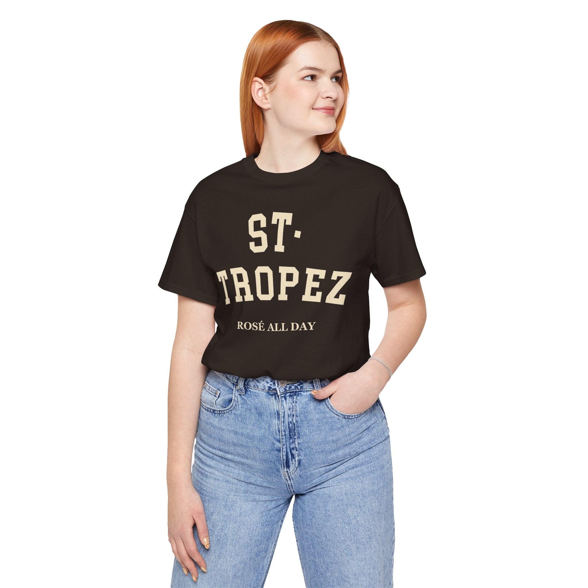 St. Tropez Collegiate — 100% Cotton Premium Unisex T-Shirt | BY CHARLES