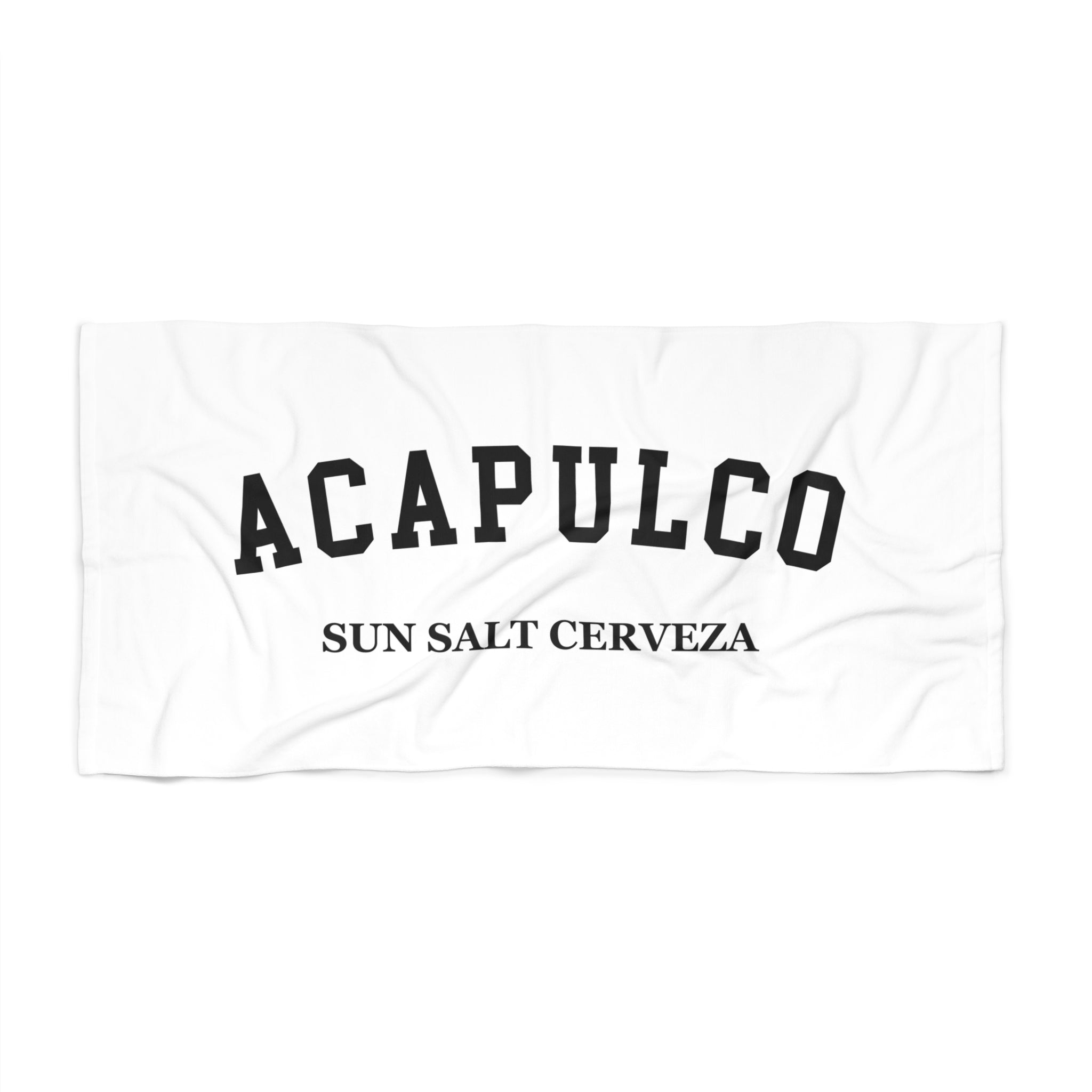 Acapulco Slogan Series Beach Towel — Premium Oversized | BY CHARLES
