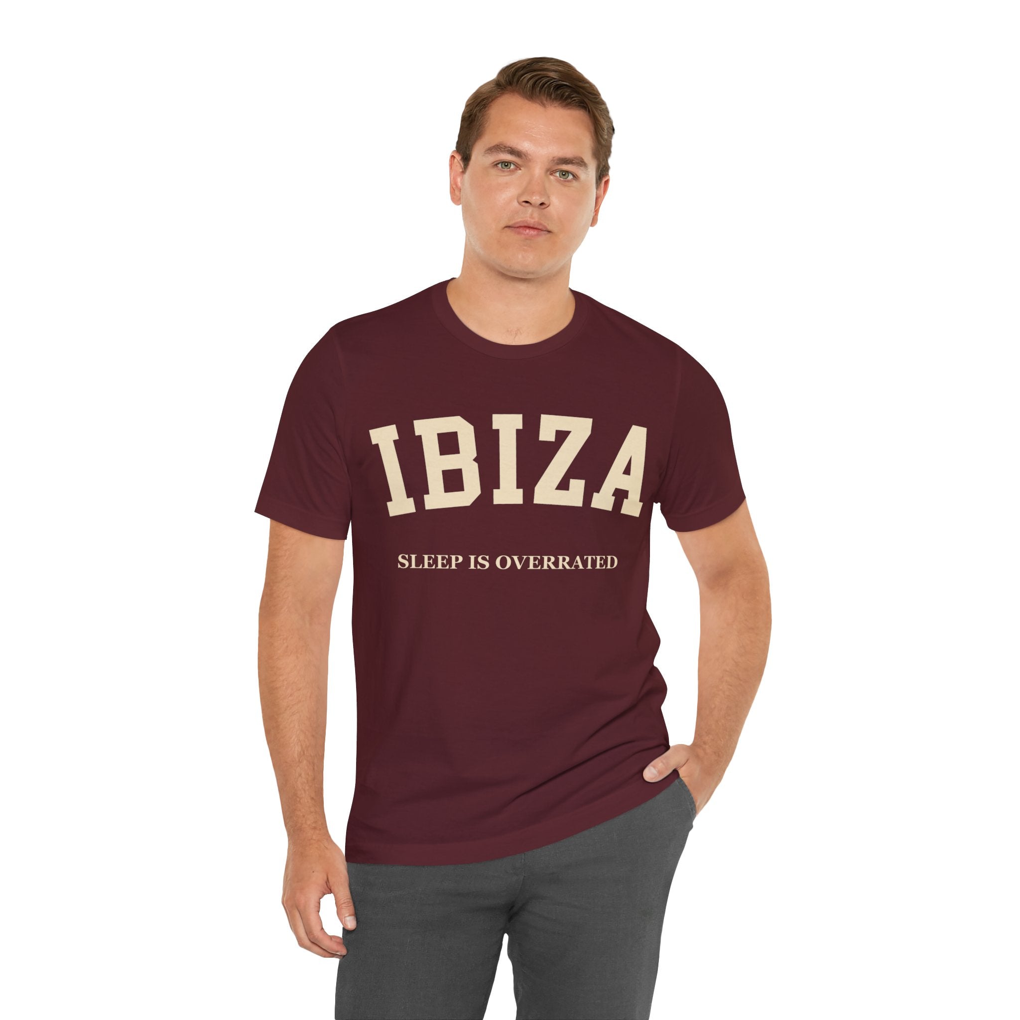 Ibiza Collegiate — 100% Cotton Premium Unisex T-Shirt | BY CHARLES