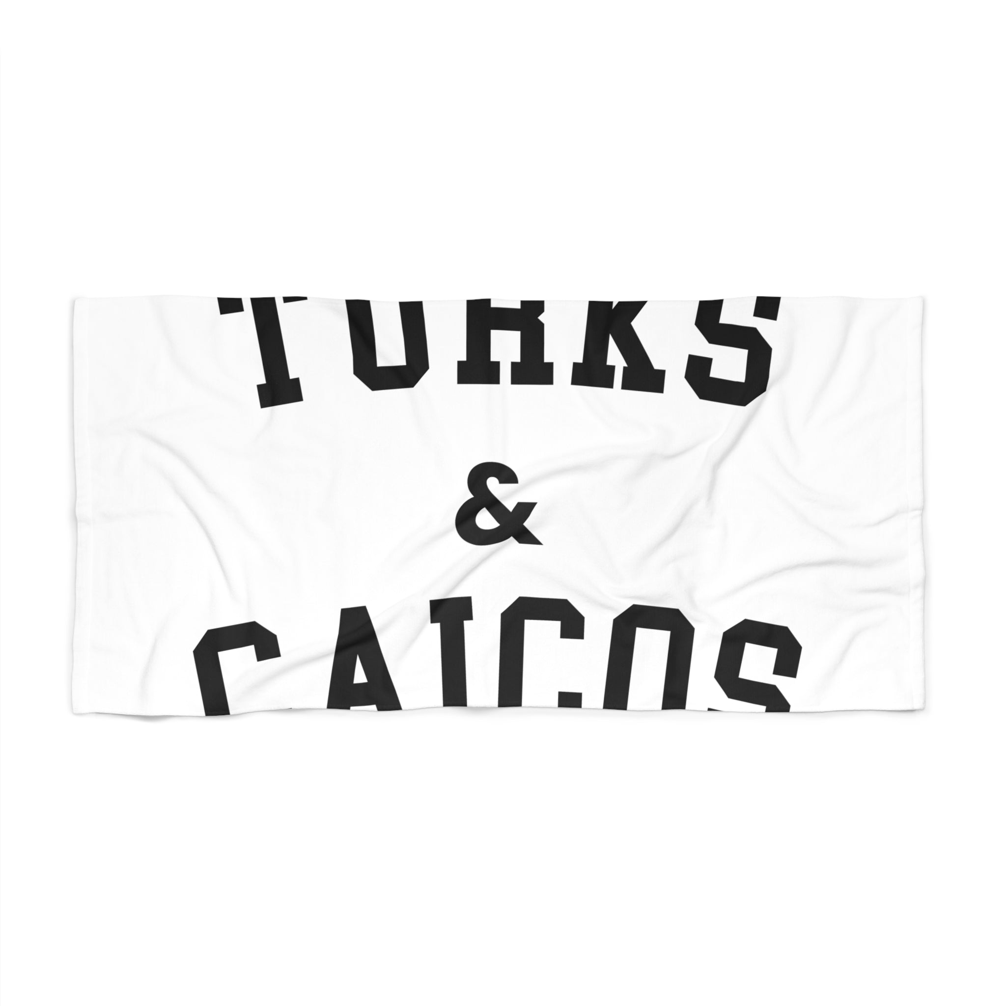 Turks & Caicos Collegiate Series Beach Towel — Premium Oversized | BY CHARLES