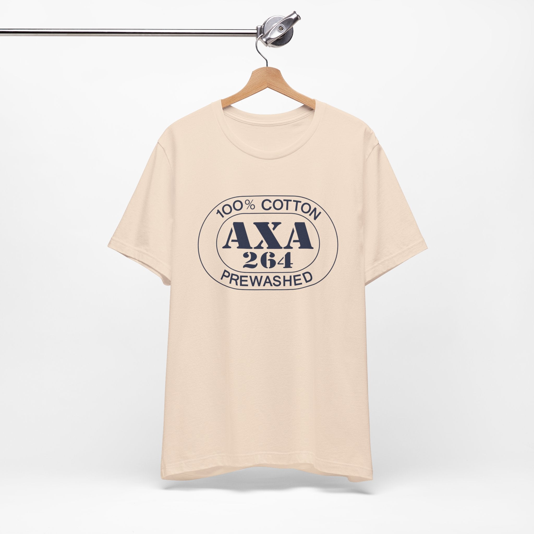Anguilla Airport Oval tee in soft cream, alternate view