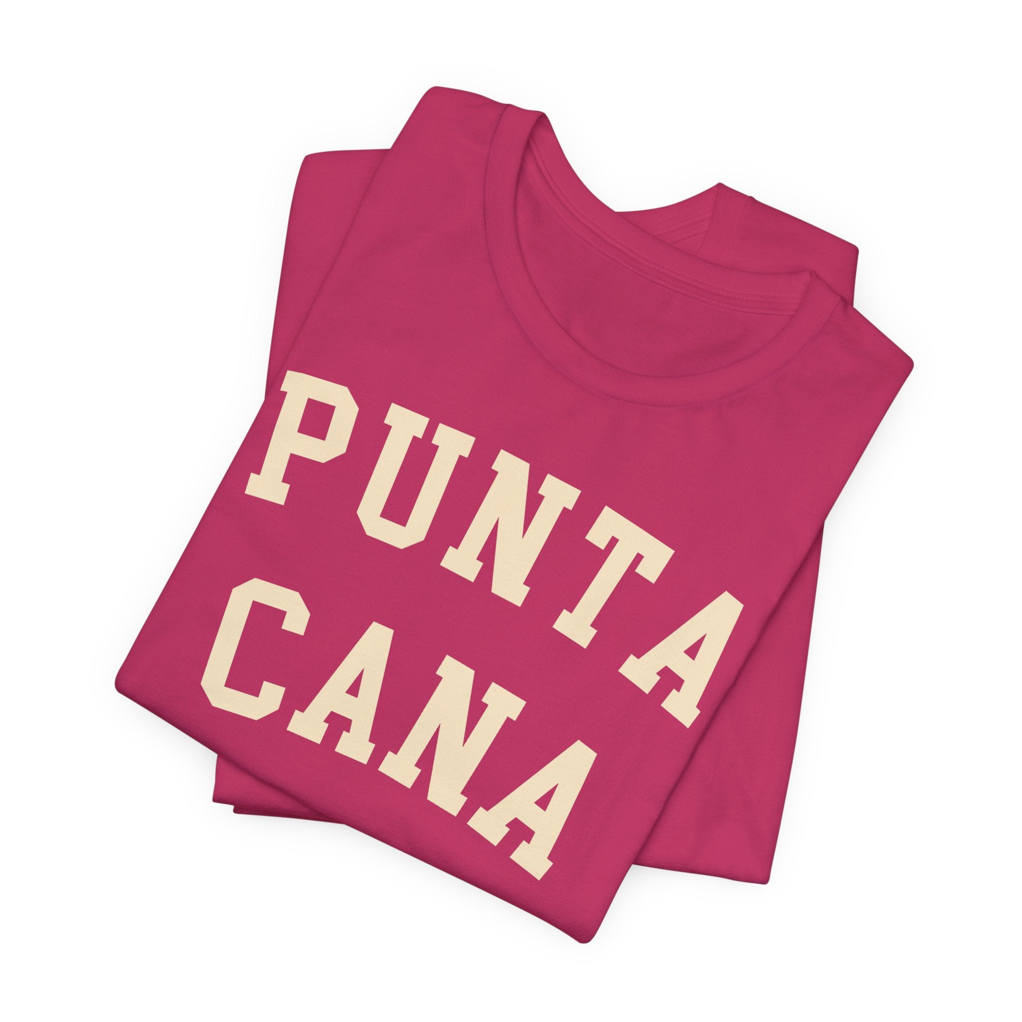 Punta Cana Collegiate — 100% Cotton Premium Unisex T-Shirt | BY CHARLES