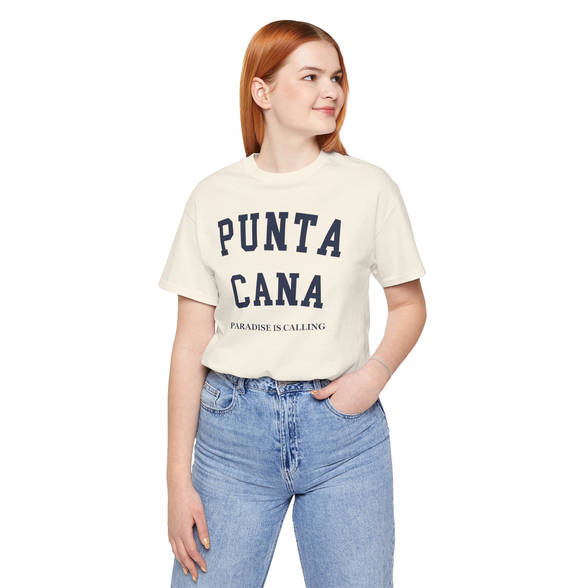 Punta Cana Collegiate — 100% Cotton Premium Unisex T-Shirt | BY CHARLES