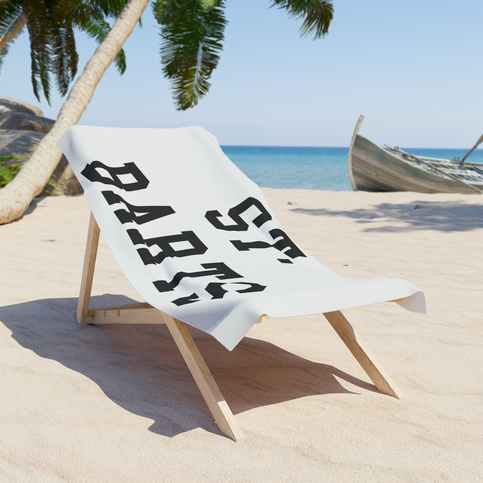 St. Barts Collegiate Series Beach Towel — Premium Oversized | BY CHARLES