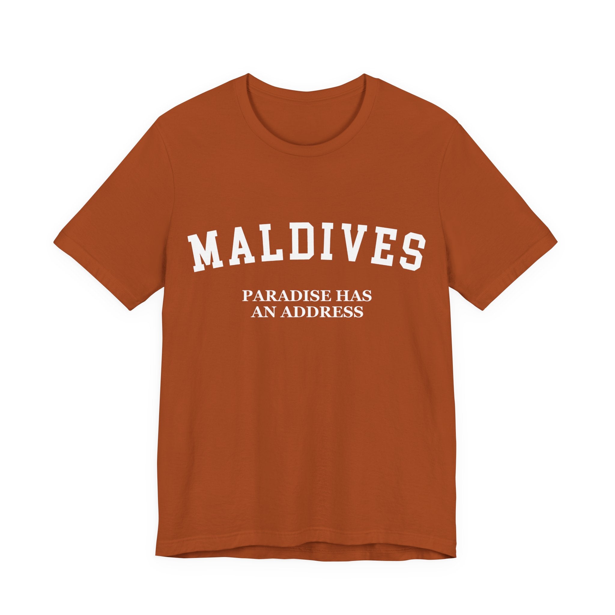 Maldives Collegiate — 100% Cotton Premium Unisex T-Shirt | BY CHARLES