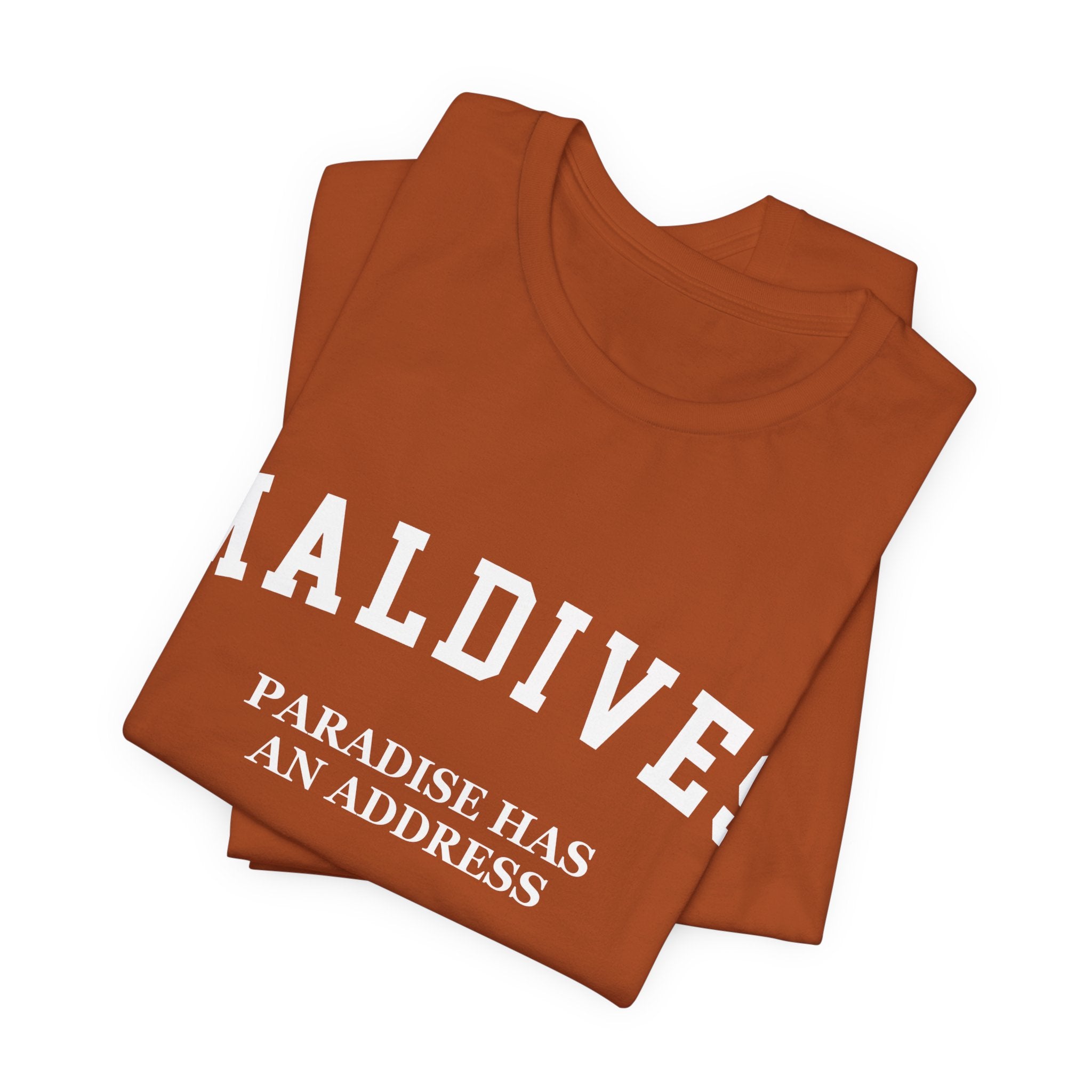 Maldives Collegiate — 100% Cotton Premium Unisex T-Shirt | BY CHARLES