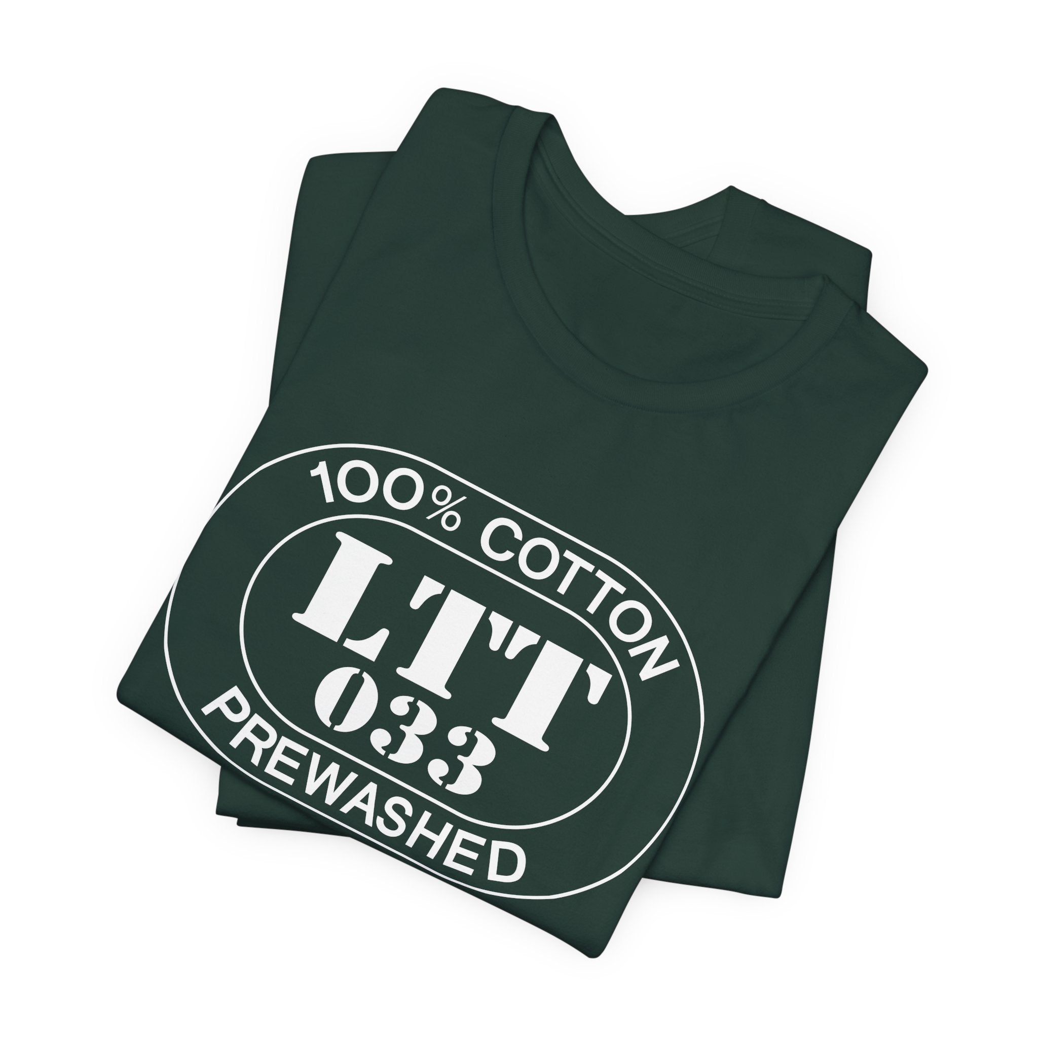 St. Tropez Airport Oval tee in forest, alternate view