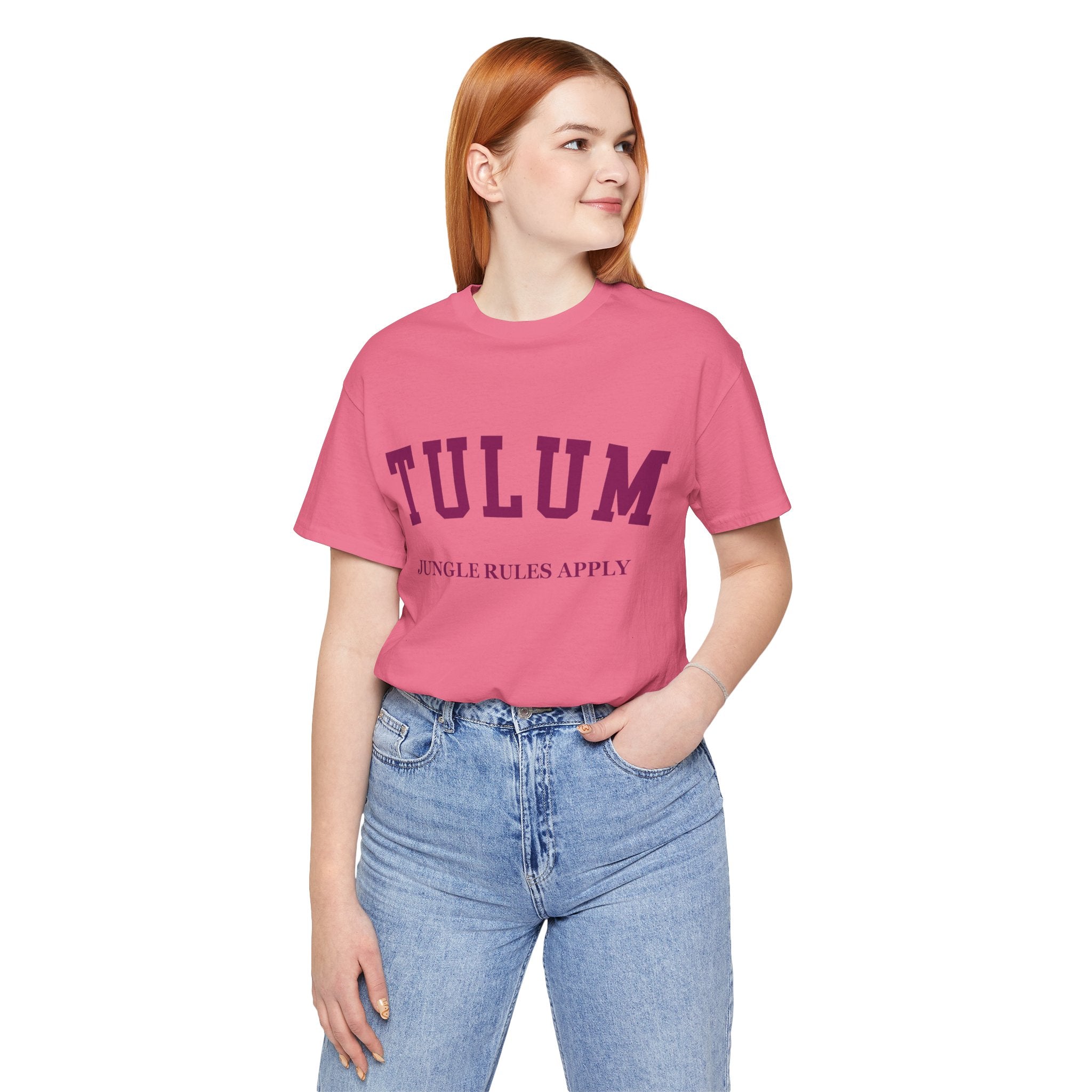 Tulum Collegiate — 100% Cotton Premium Unisex T-Shirt | BY CHARLES