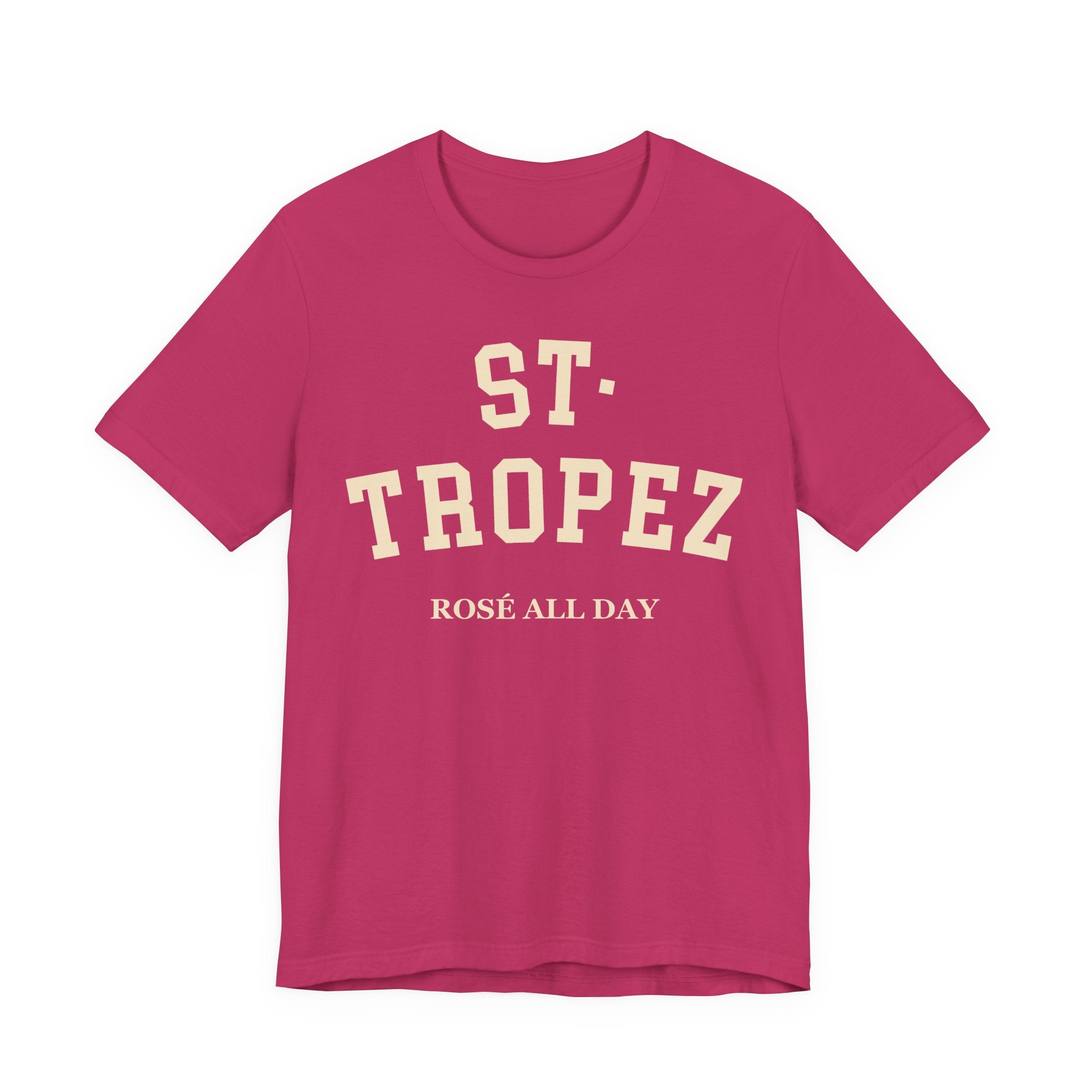 St. Tropez Collegiate — 100% Cotton Premium Unisex T-Shirt | BY CHARLES