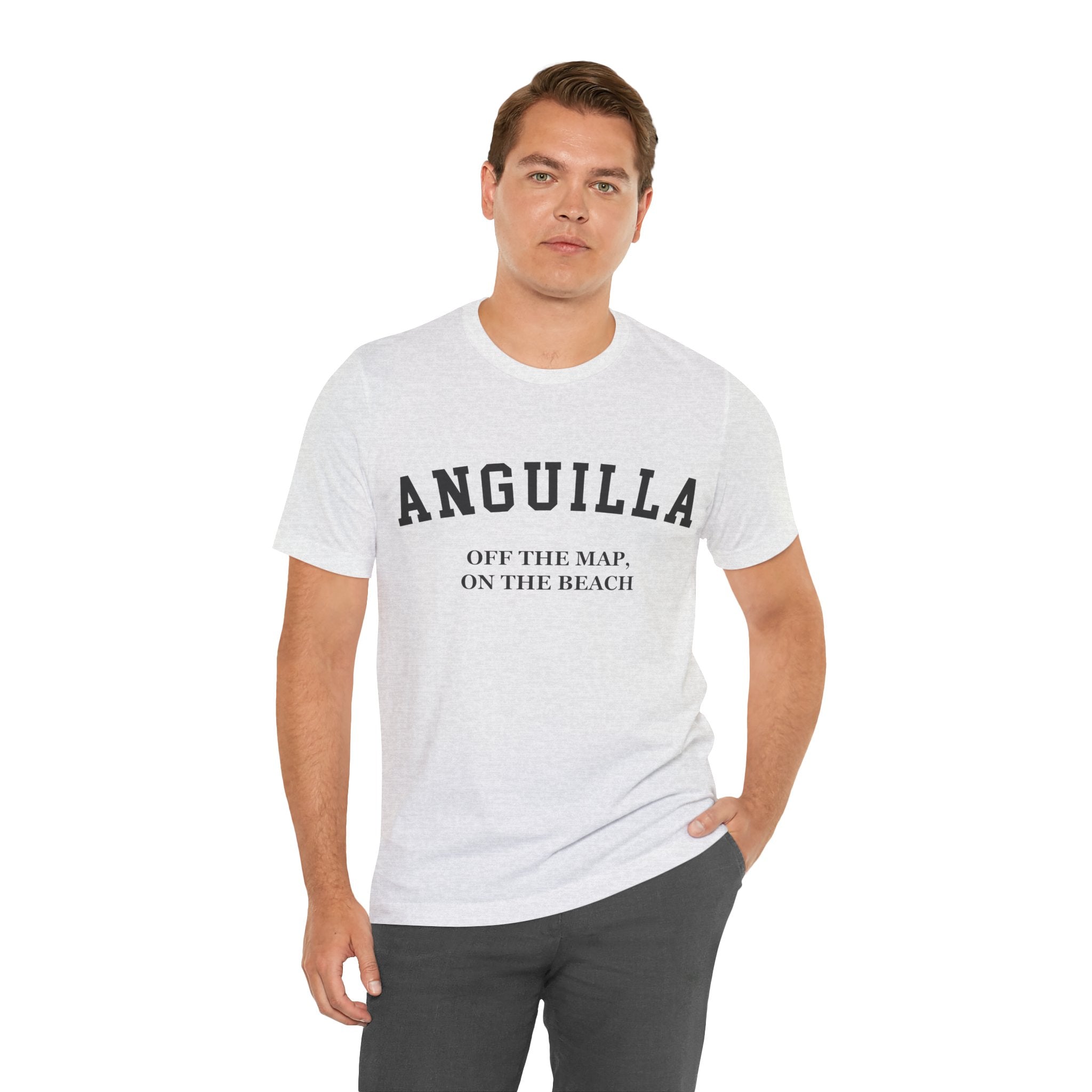 Anguilla Collegiate — 100% Cotton Premium Unisex T-Shirt | BY CHARLES