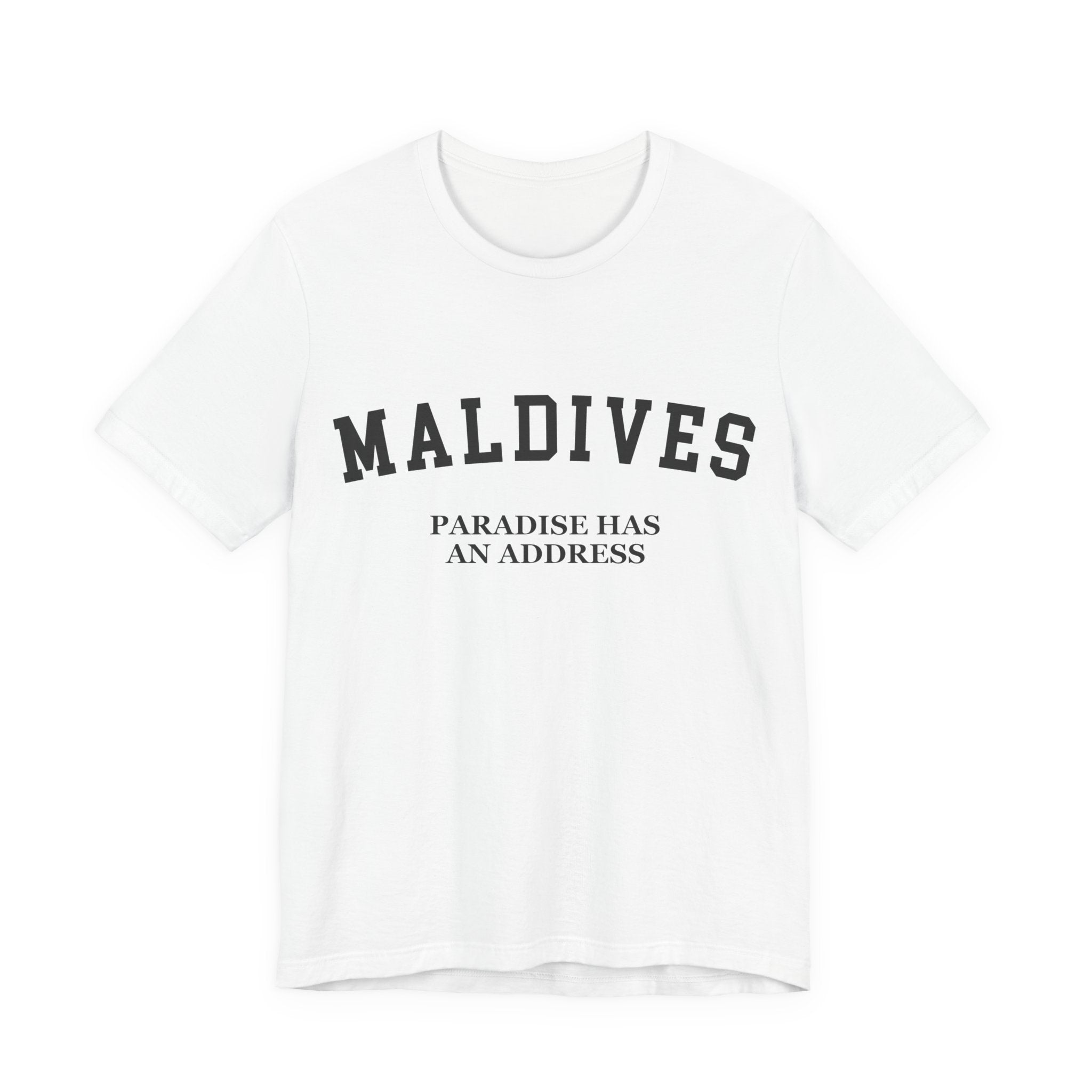 Maldives Collegiate — 100% Cotton Premium Unisex T-Shirt | BY CHARLES