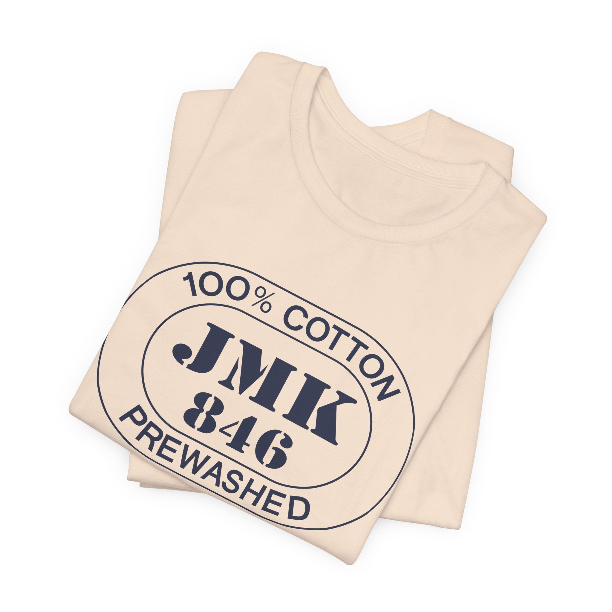 Mykonos Airport Oval tee in soft cream, alternate view