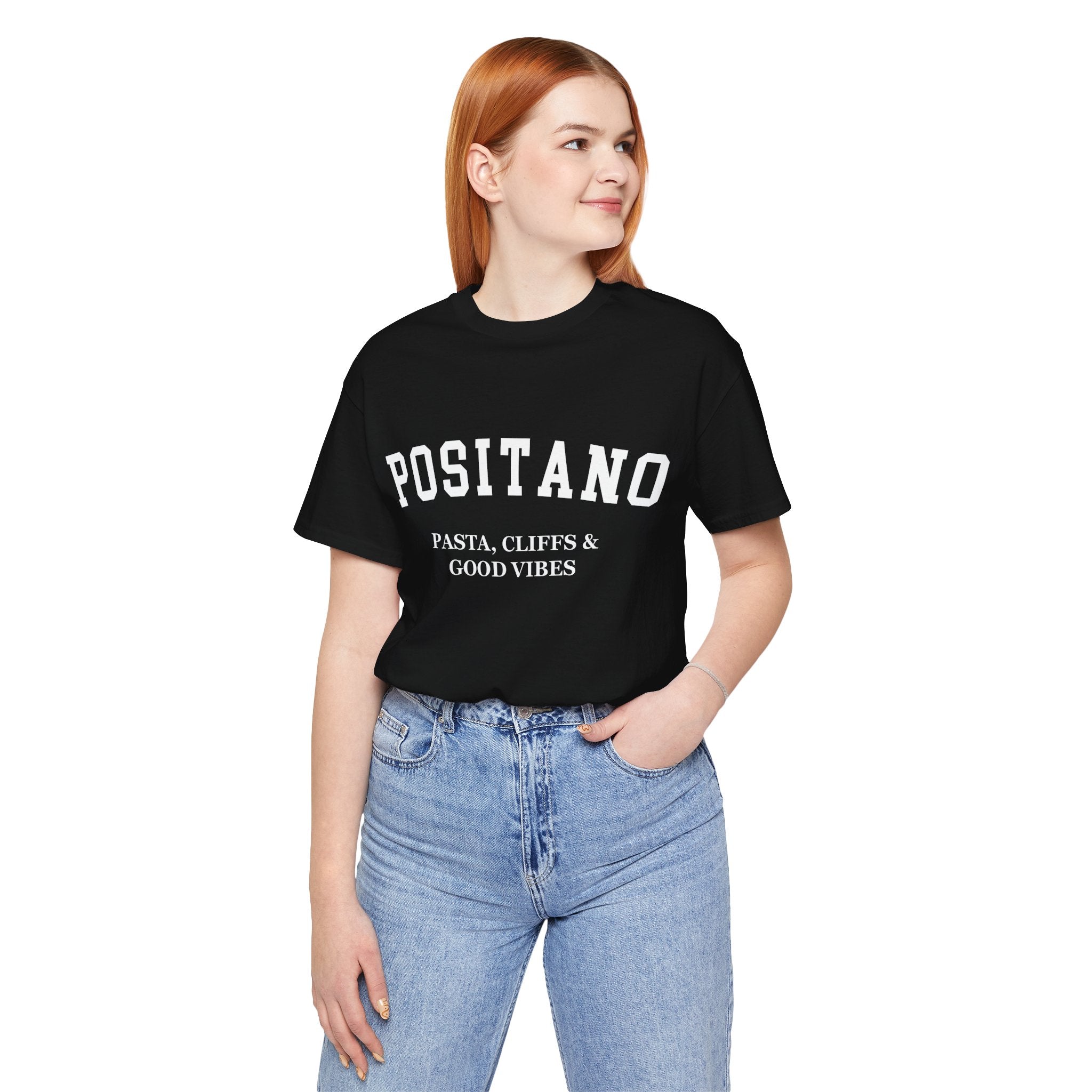 Positano Collegiate — 100% Cotton Premium Unisex T-Shirt | BY CHARLES