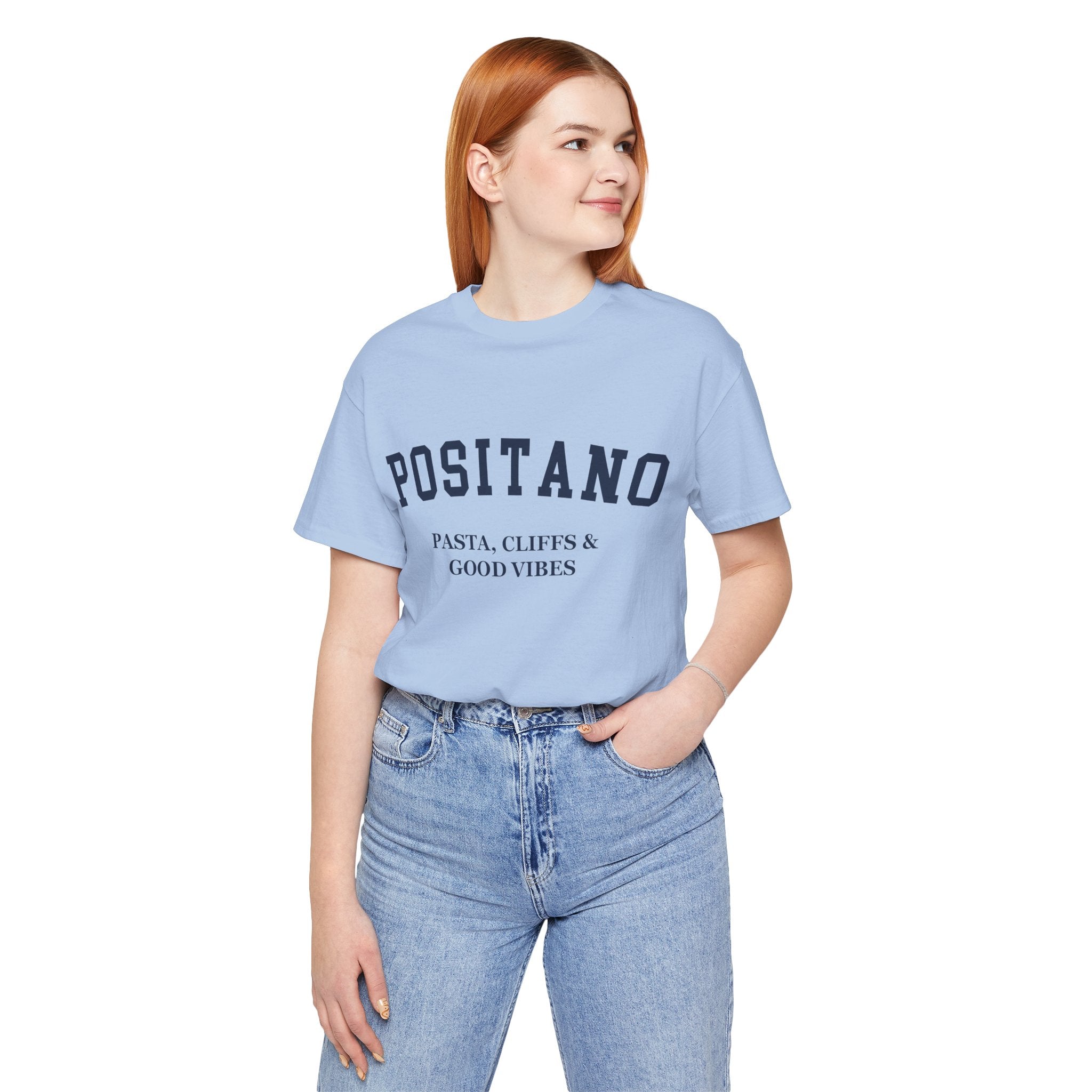 Positano Collegiate — 100% Cotton Premium Unisex T-Shirt | BY CHARLES