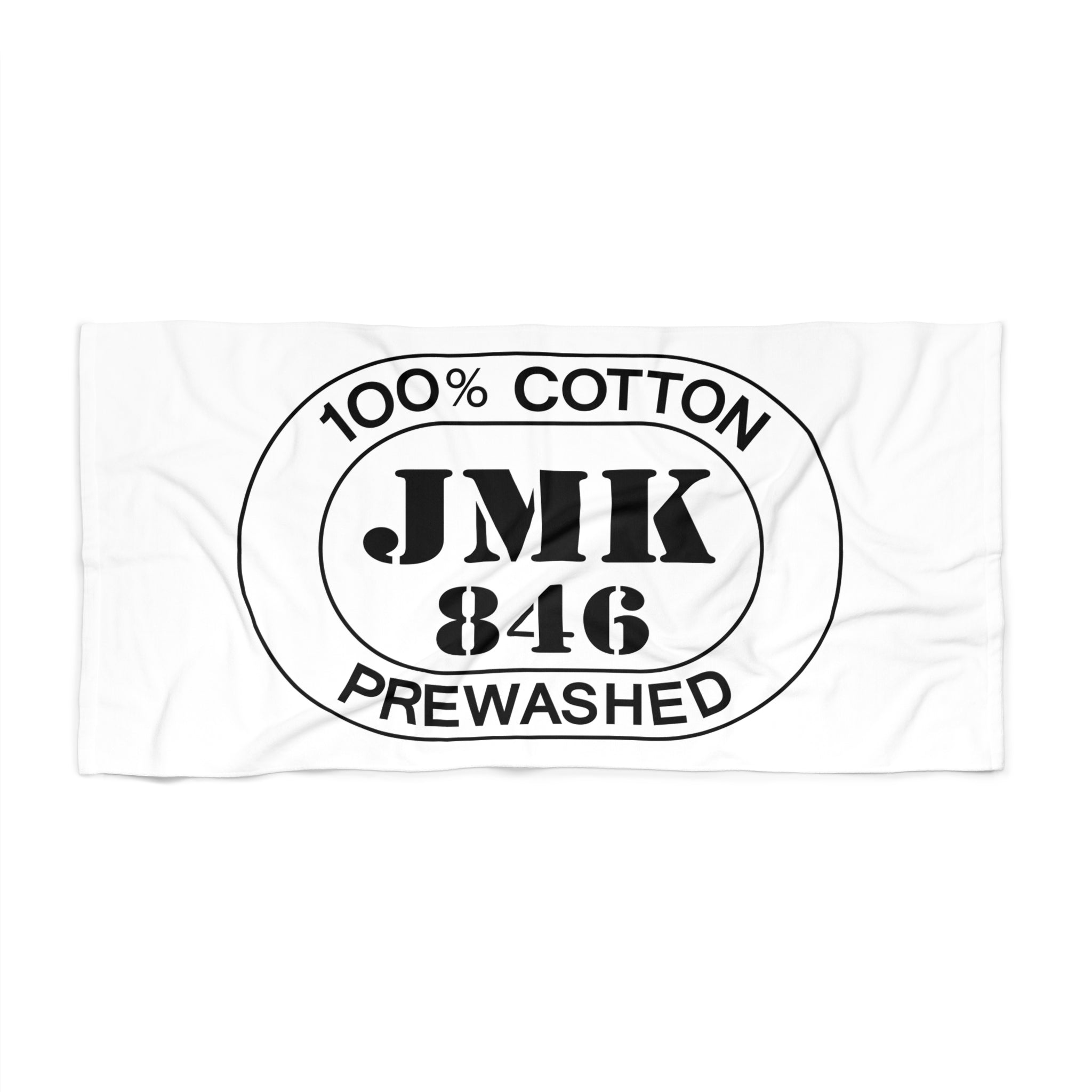 Mykonos Airport Oval Beach Towel — Premium Oversized | BY CHARLES