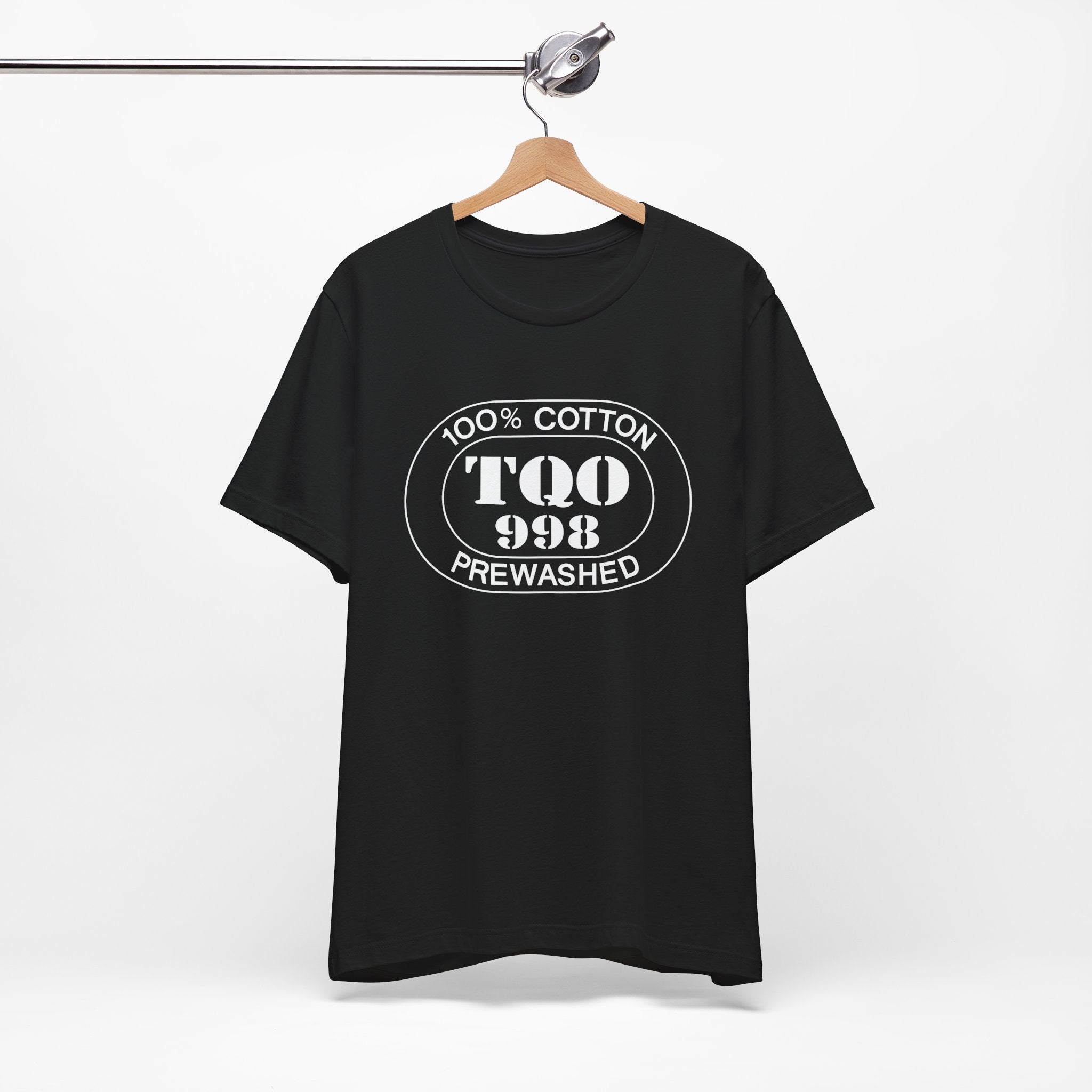 Tulum Airport Oval tee in black, alternate view