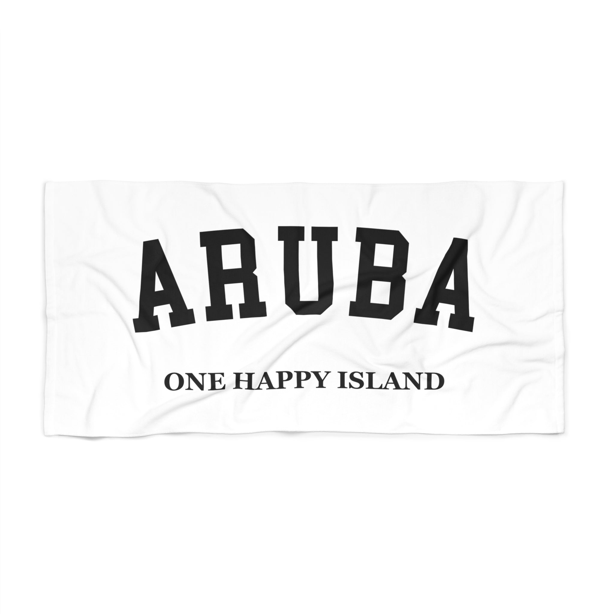 Aruba Slogan Series Beach Towel — Premium Oversized | BY CHARLES