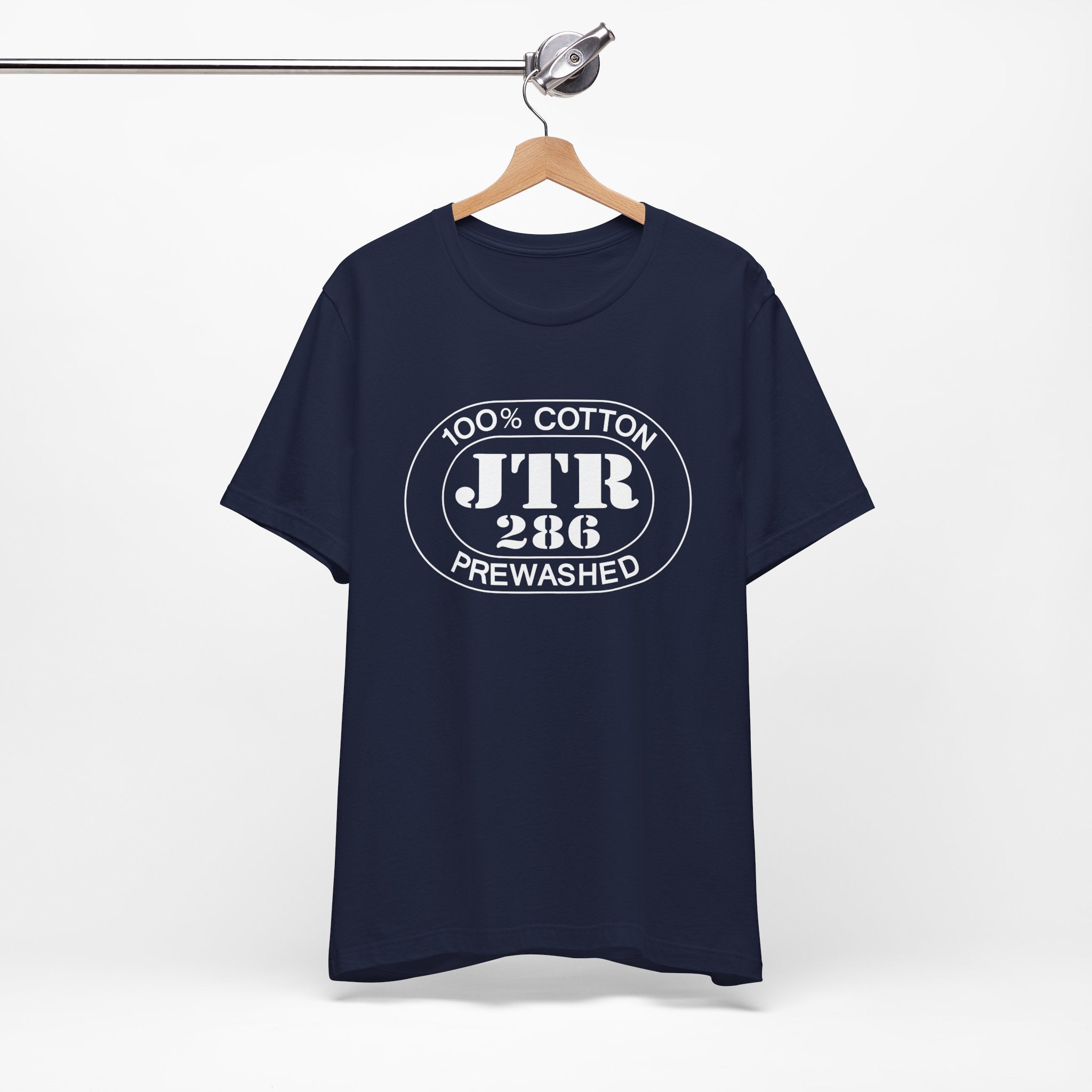Santorini Airport Oval tee in navy, alternate view