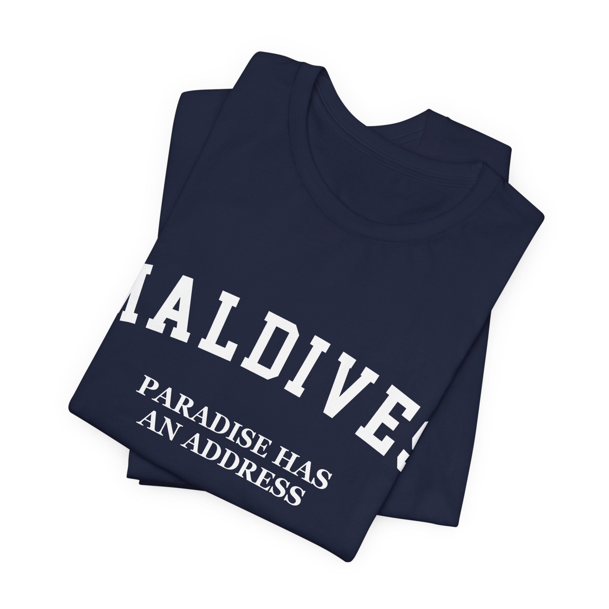 Maldives Collegiate — 100% Cotton Premium Unisex T-Shirt | BY CHARLES