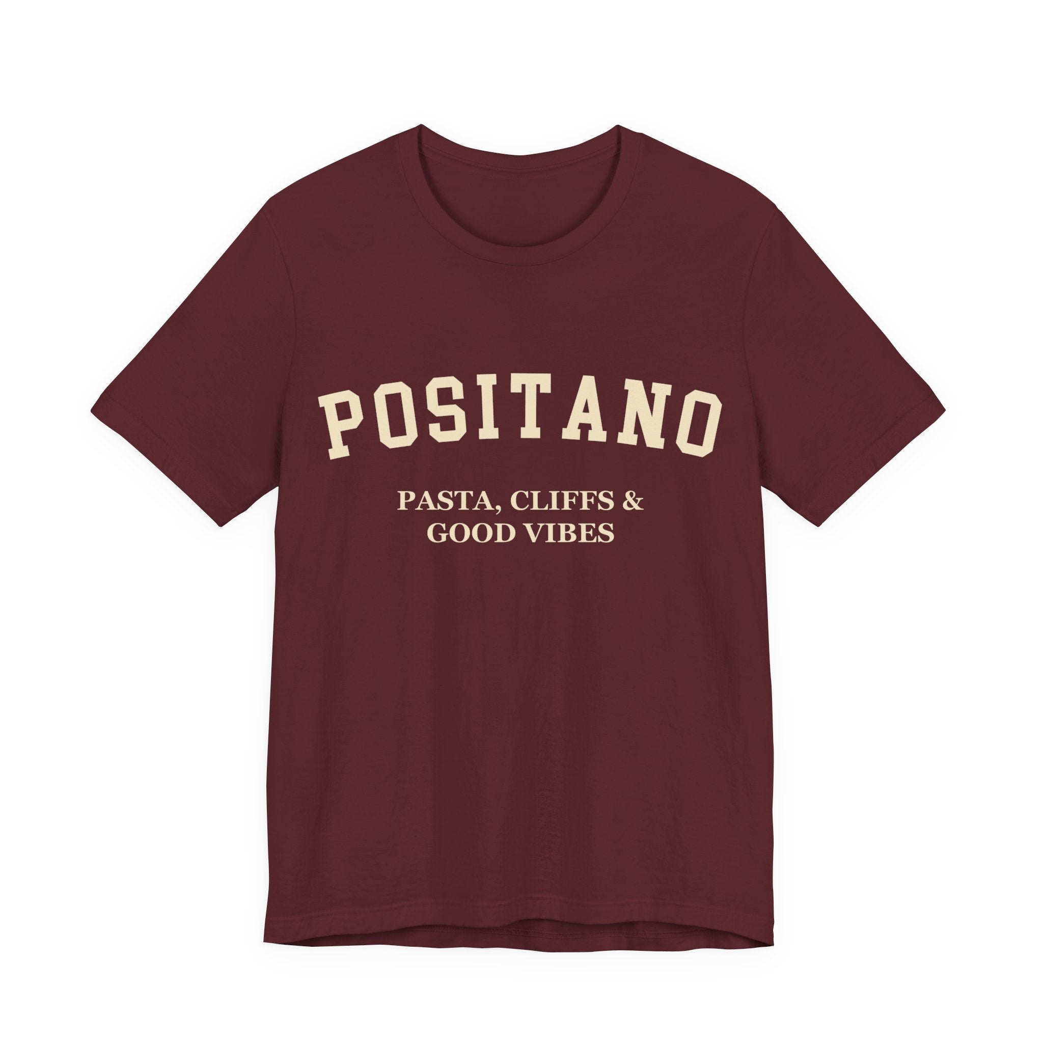 Positano Collegiate — 100% Cotton Premium Unisex T-Shirt | BY CHARLES