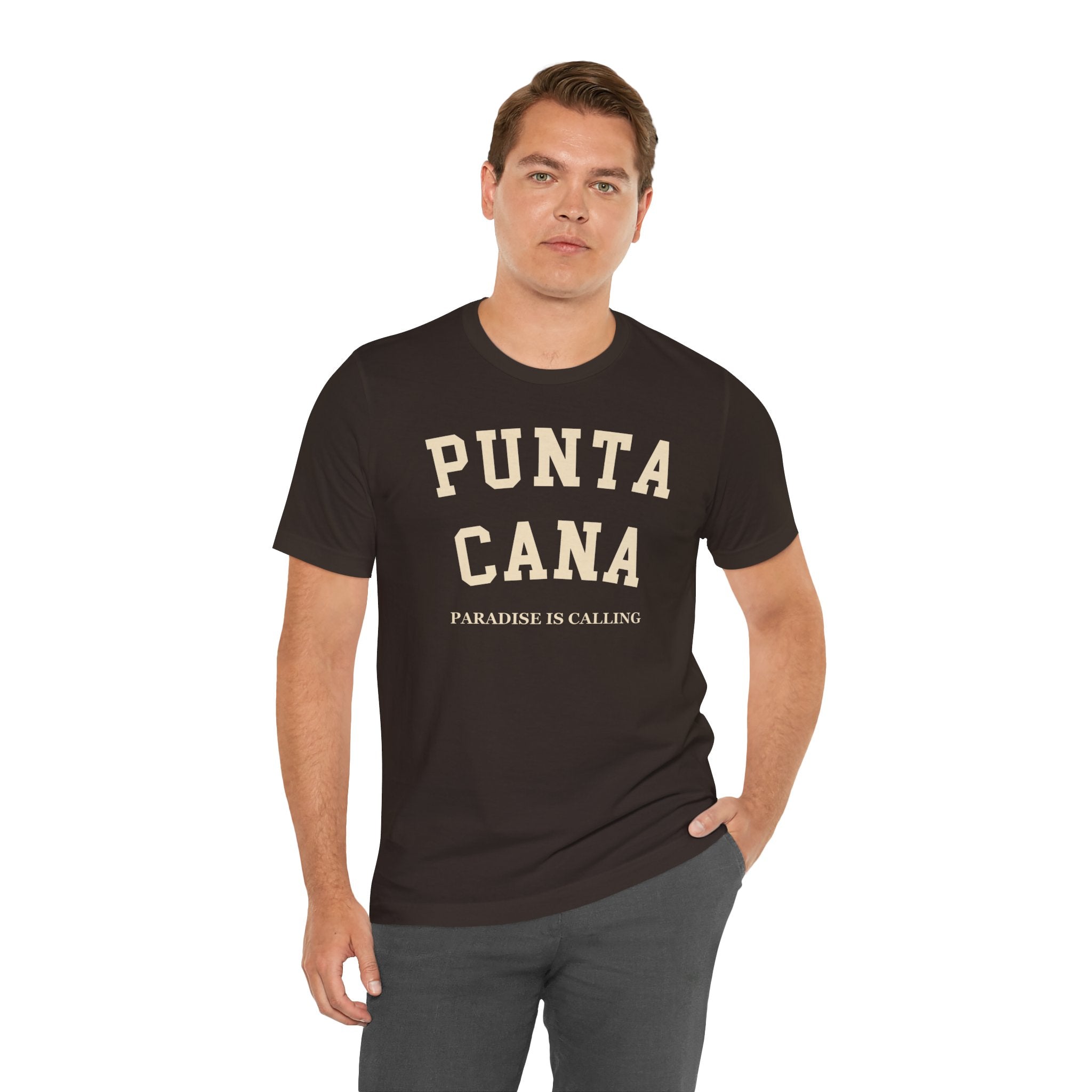 Punta Cana Collegiate — 100% Cotton Premium Unisex T-Shirt | BY CHARLES