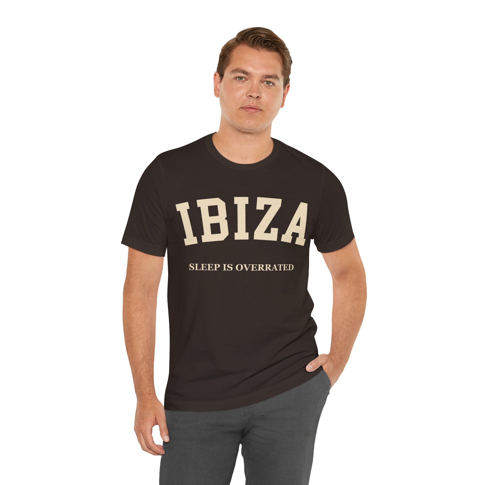 Ibiza Collegiate — 100% Cotton Premium Unisex T-Shirt | BY CHARLES