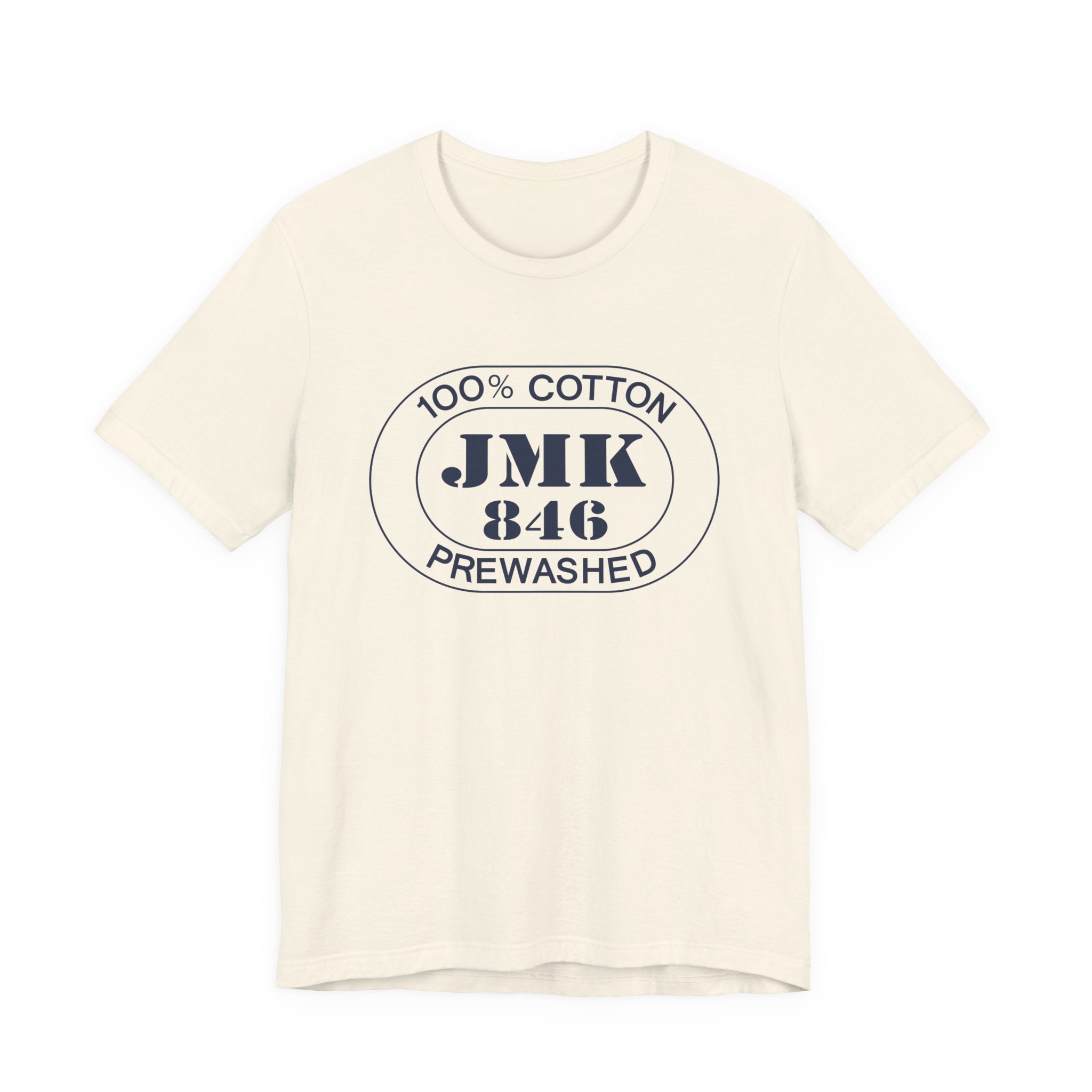 Mykonos Airport Oval tee in natural, front view