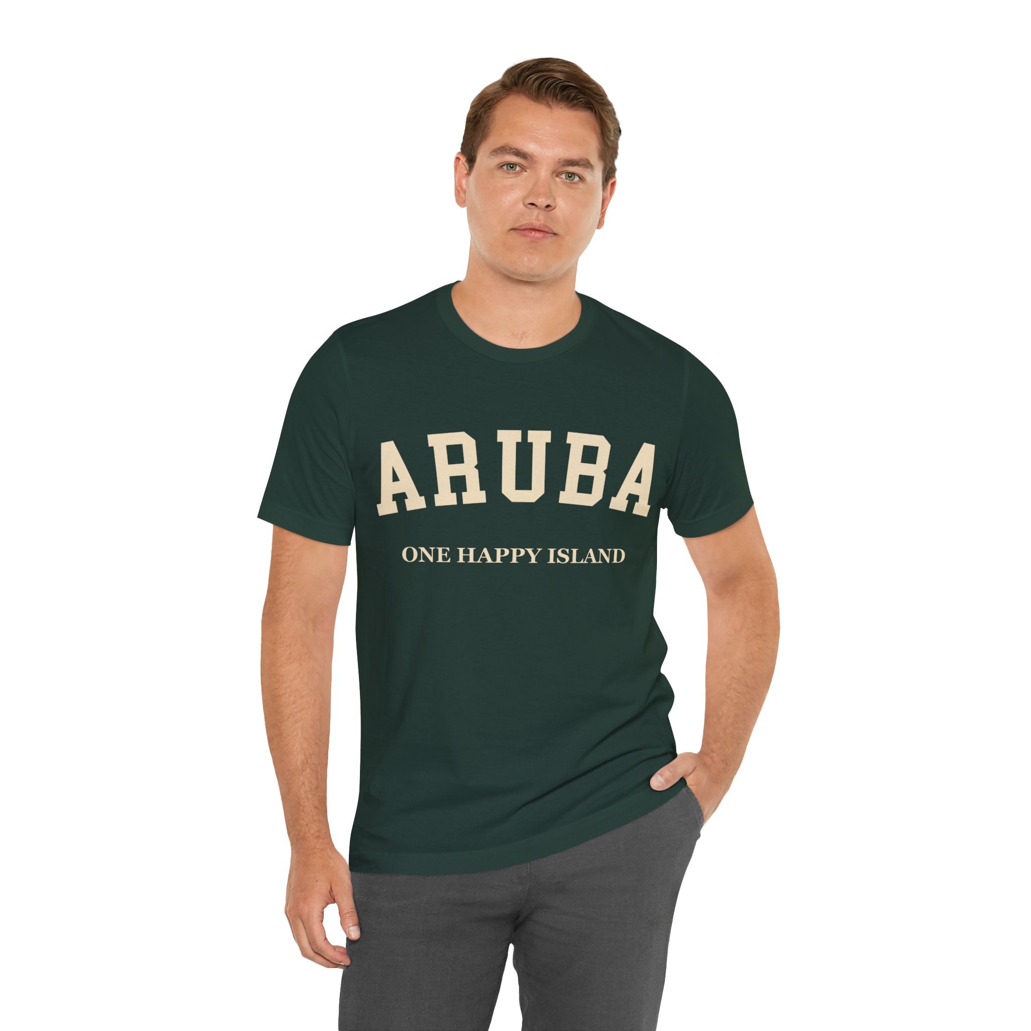 Aruba Collegiate — 100% Cotton Premium Unisex T-Shirt | BY CHARLES