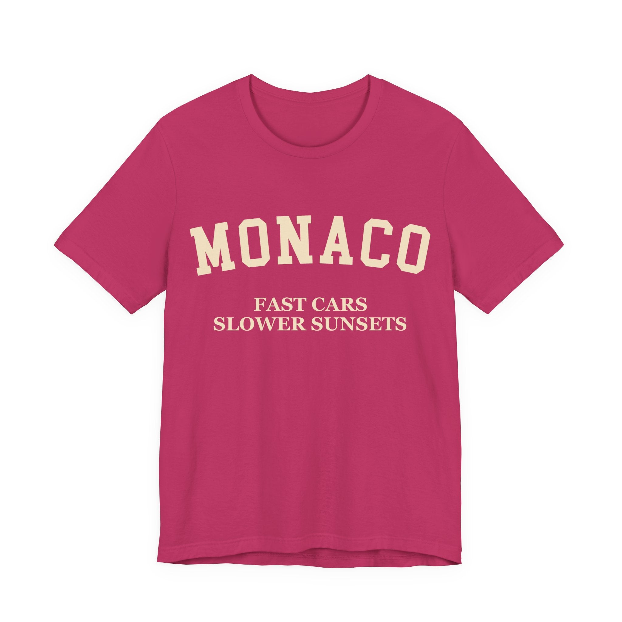 Monaco Collegiate — 100% Cotton Premium Unisex T-Shirt | BY CHARLES