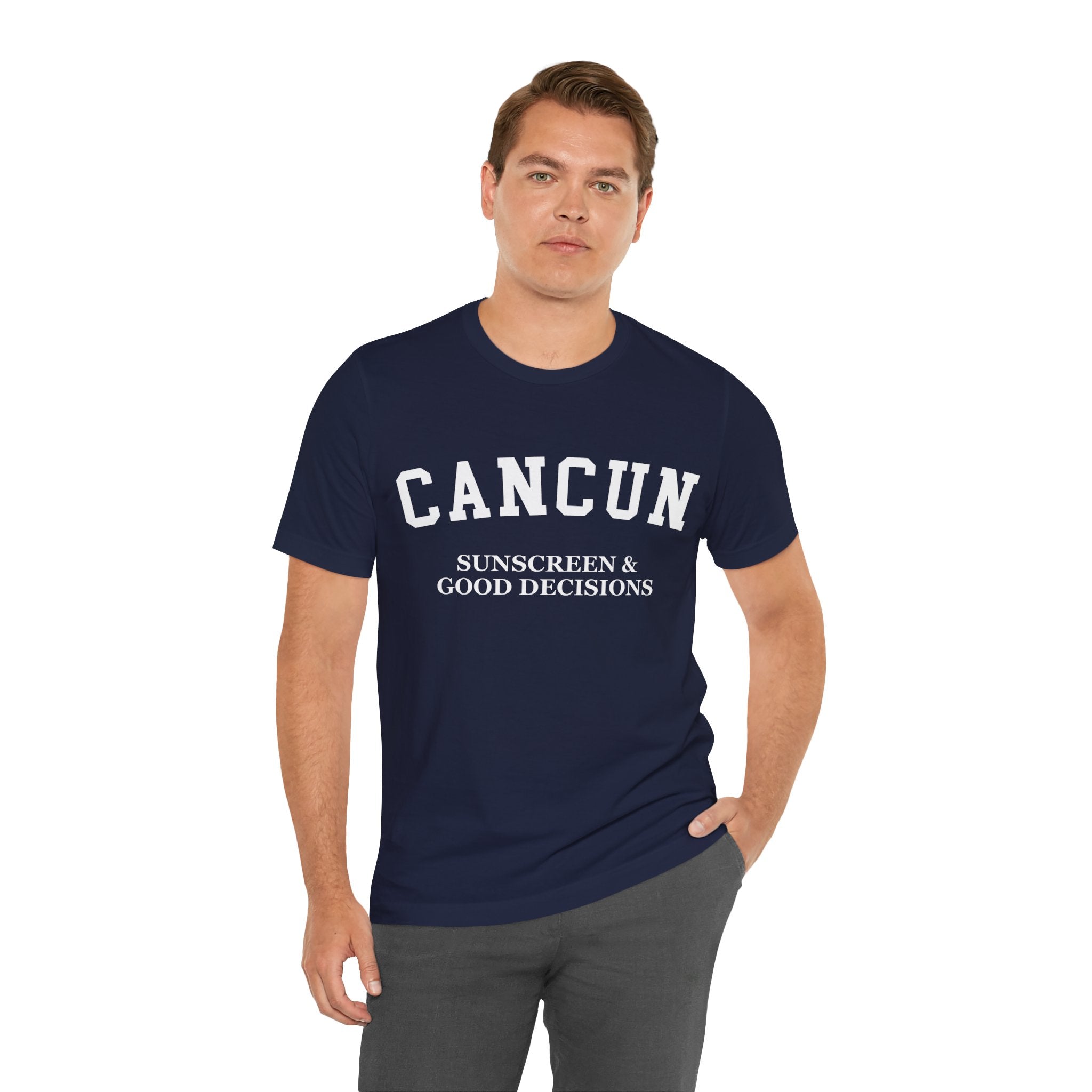 Cancun Collegiate — 100% Cotton Premium Unisex T-Shirt | BY CHARLES