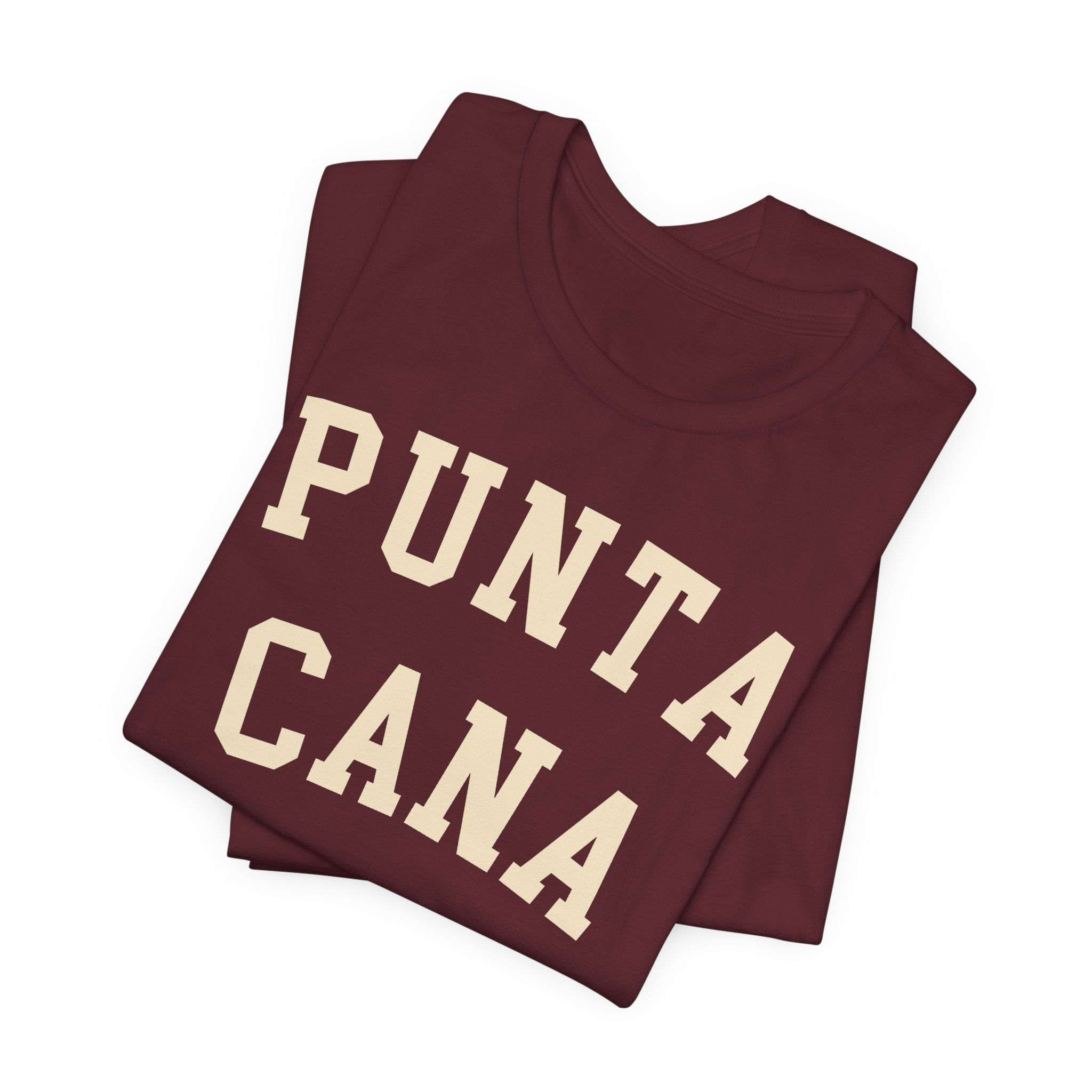 Punta Cana Collegiate — 100% Cotton Premium Unisex T-Shirt | BY CHARLES