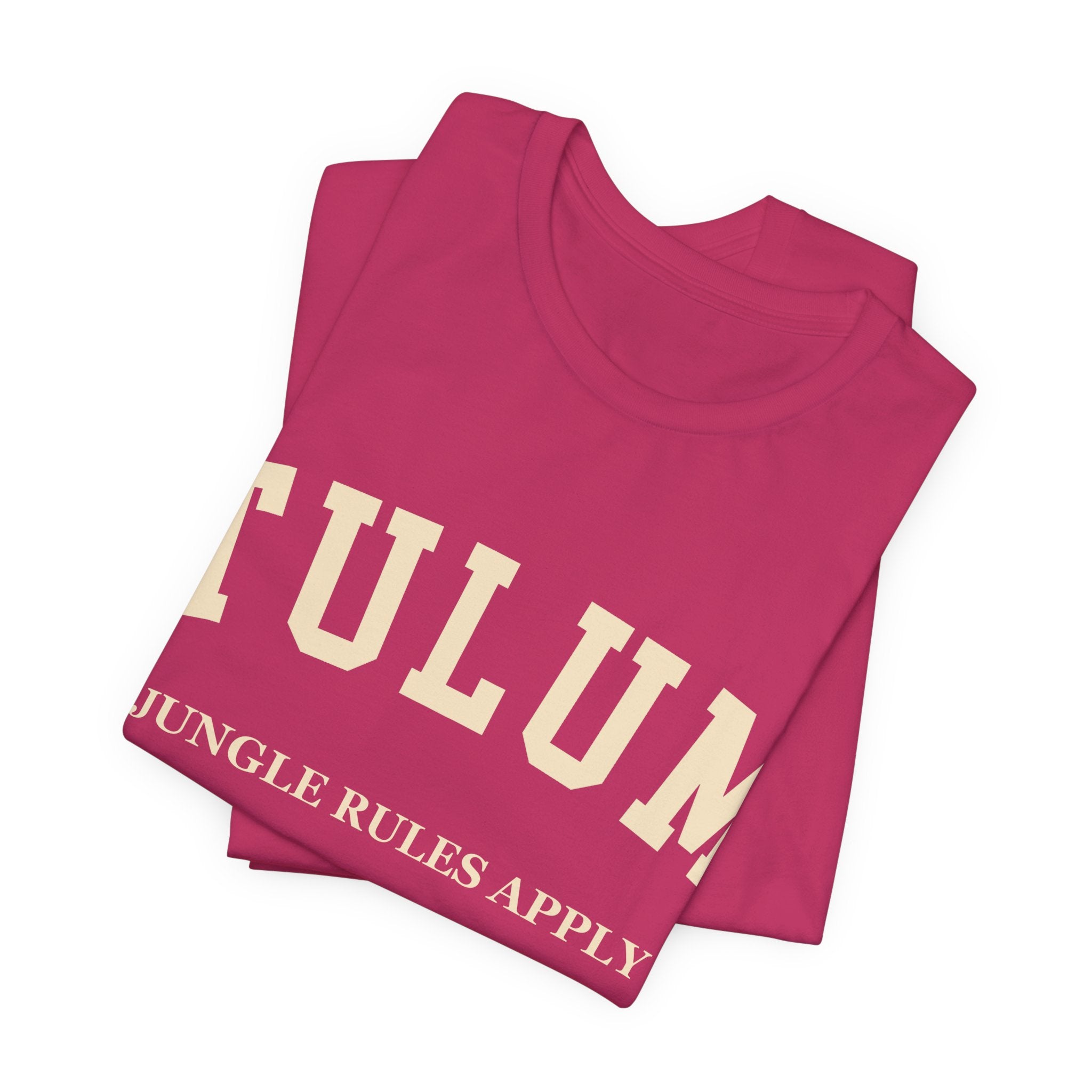 Tulum Collegiate — 100% Cotton Premium Unisex T-Shirt | BY CHARLES