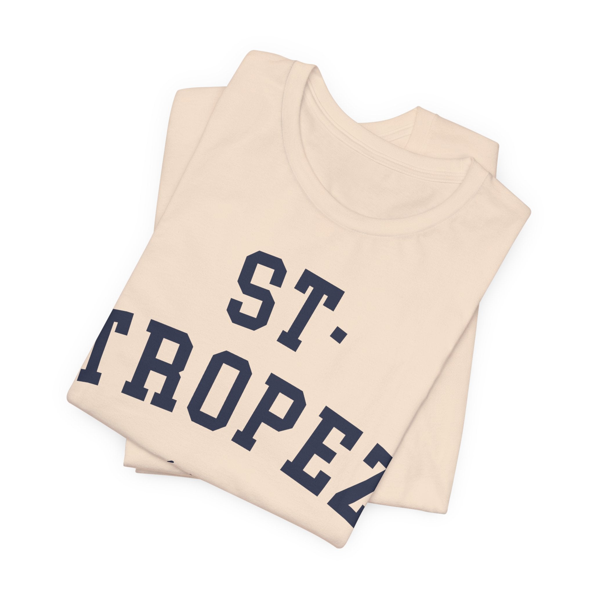 St. Tropez Collegiate — 100% Cotton Premium Unisex T-Shirt | BY CHARLES