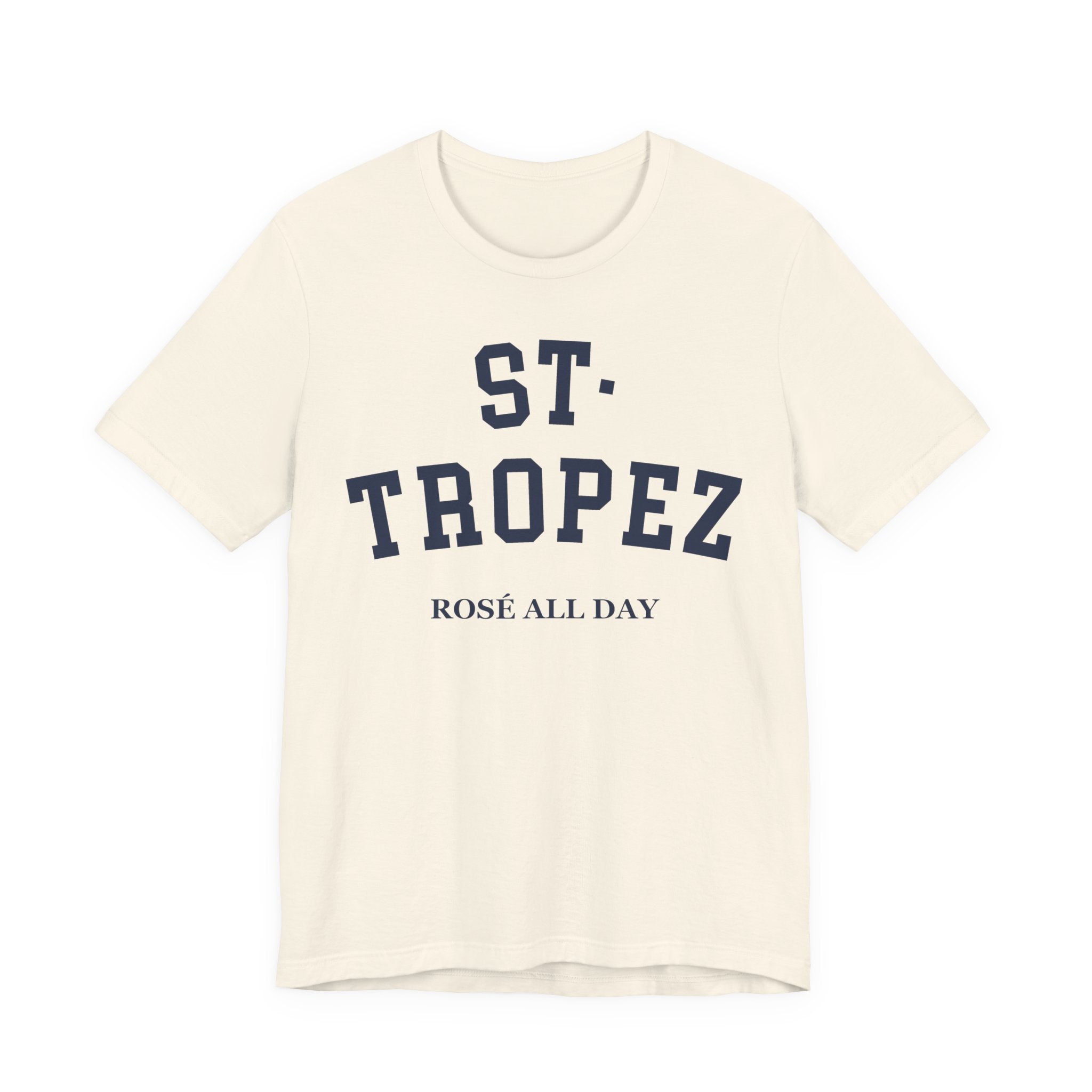 St. Tropez Collegiate — 100% Cotton Premium Unisex T-Shirt | BY CHARLES