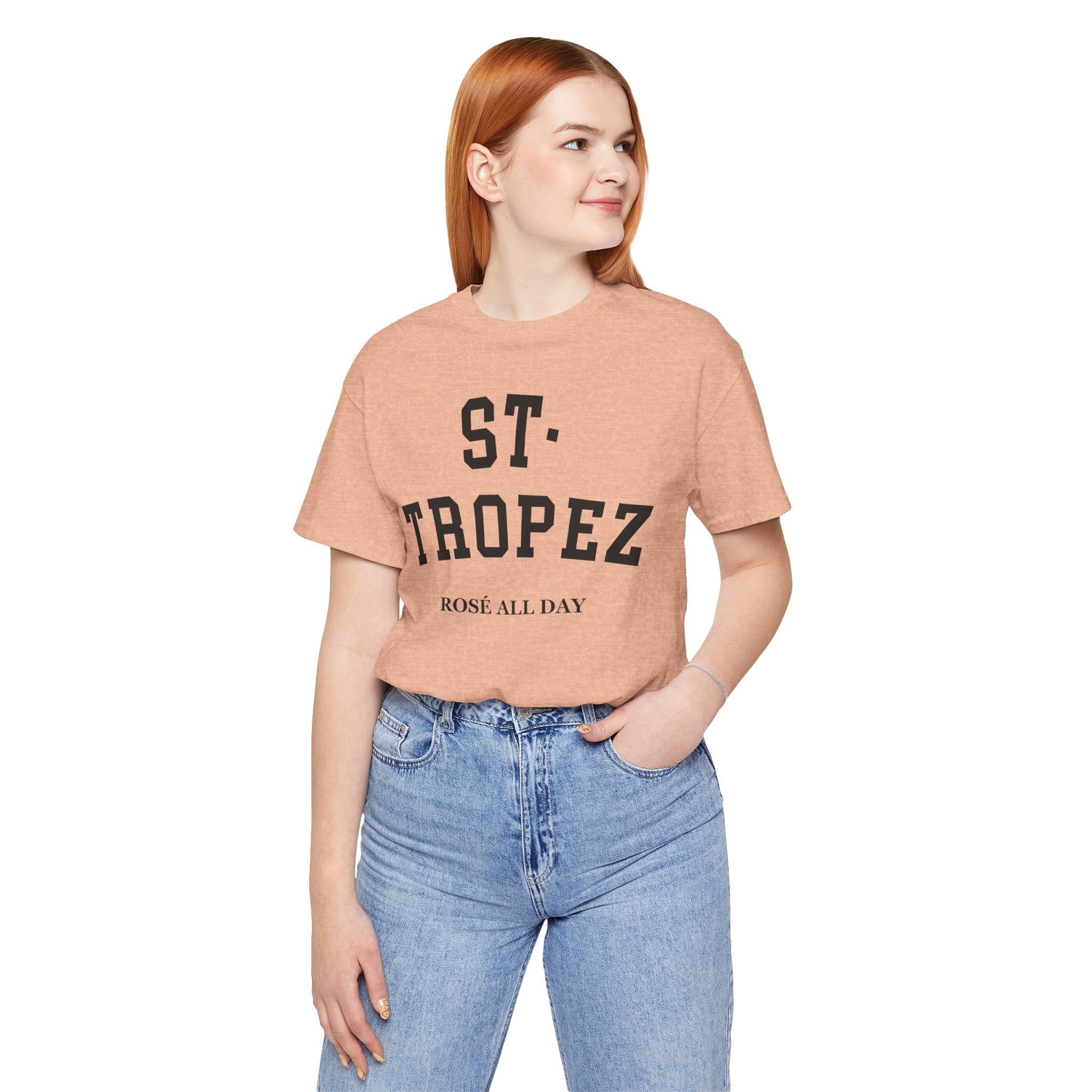 St. Tropez Collegiate — 100% Cotton Premium Unisex T-Shirt | BY CHARLES