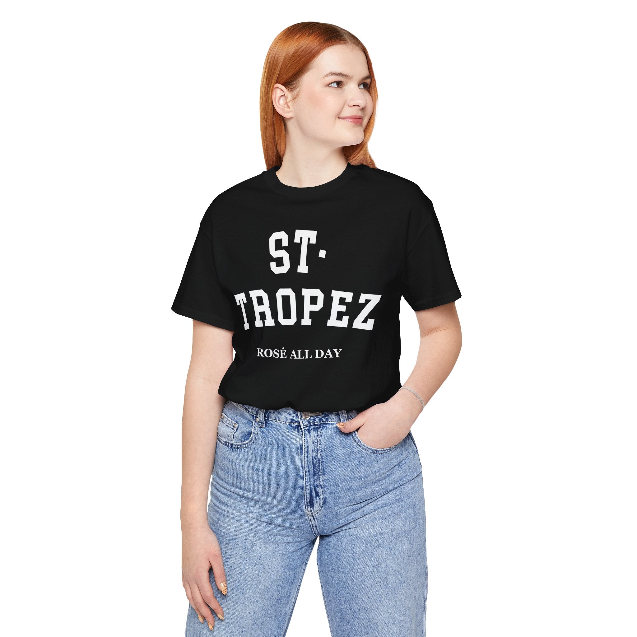 St. Tropez Collegiate — 100% Cotton Premium Unisex T-Shirt | BY CHARLES