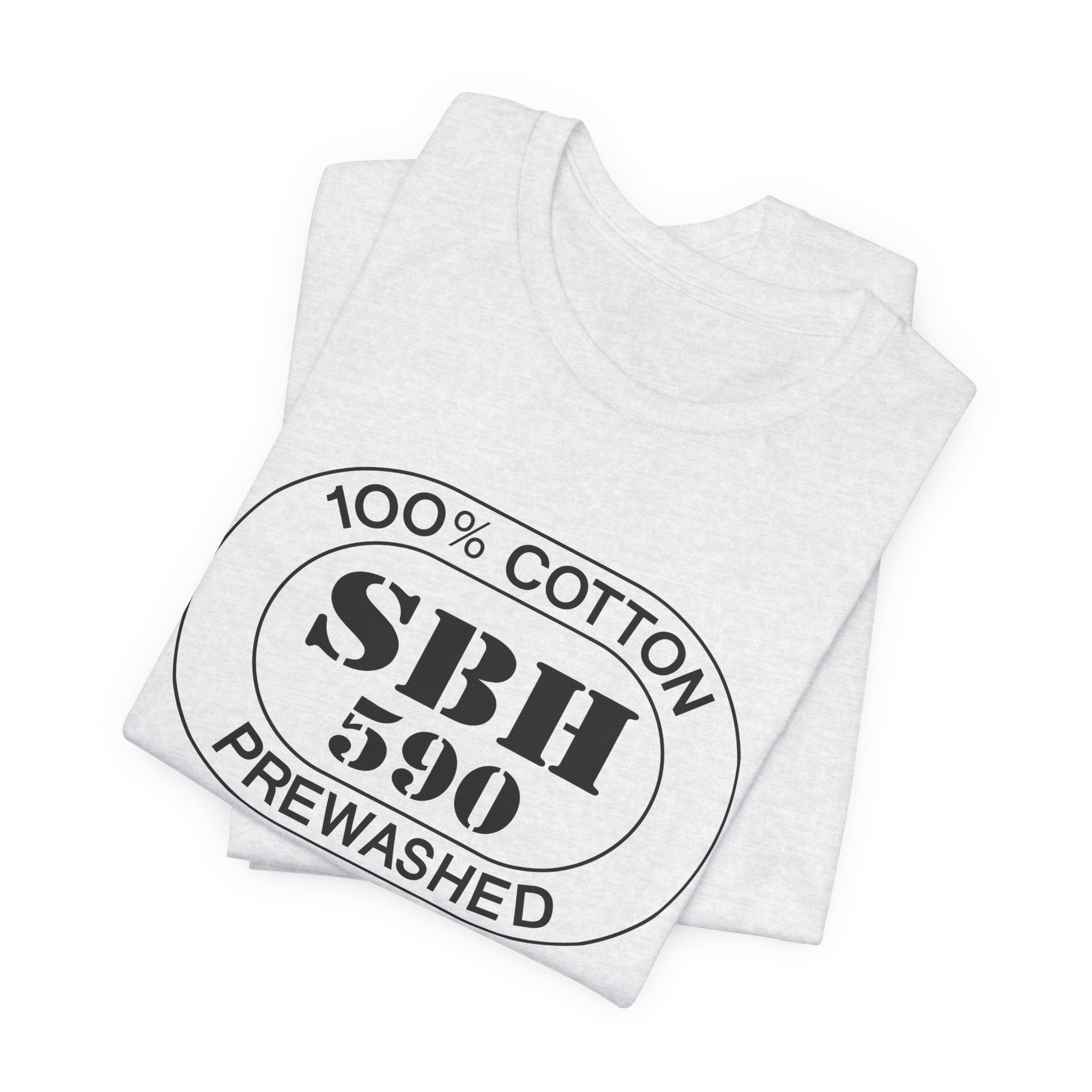 St. Barts Airport Oval tee in ash, alternate view