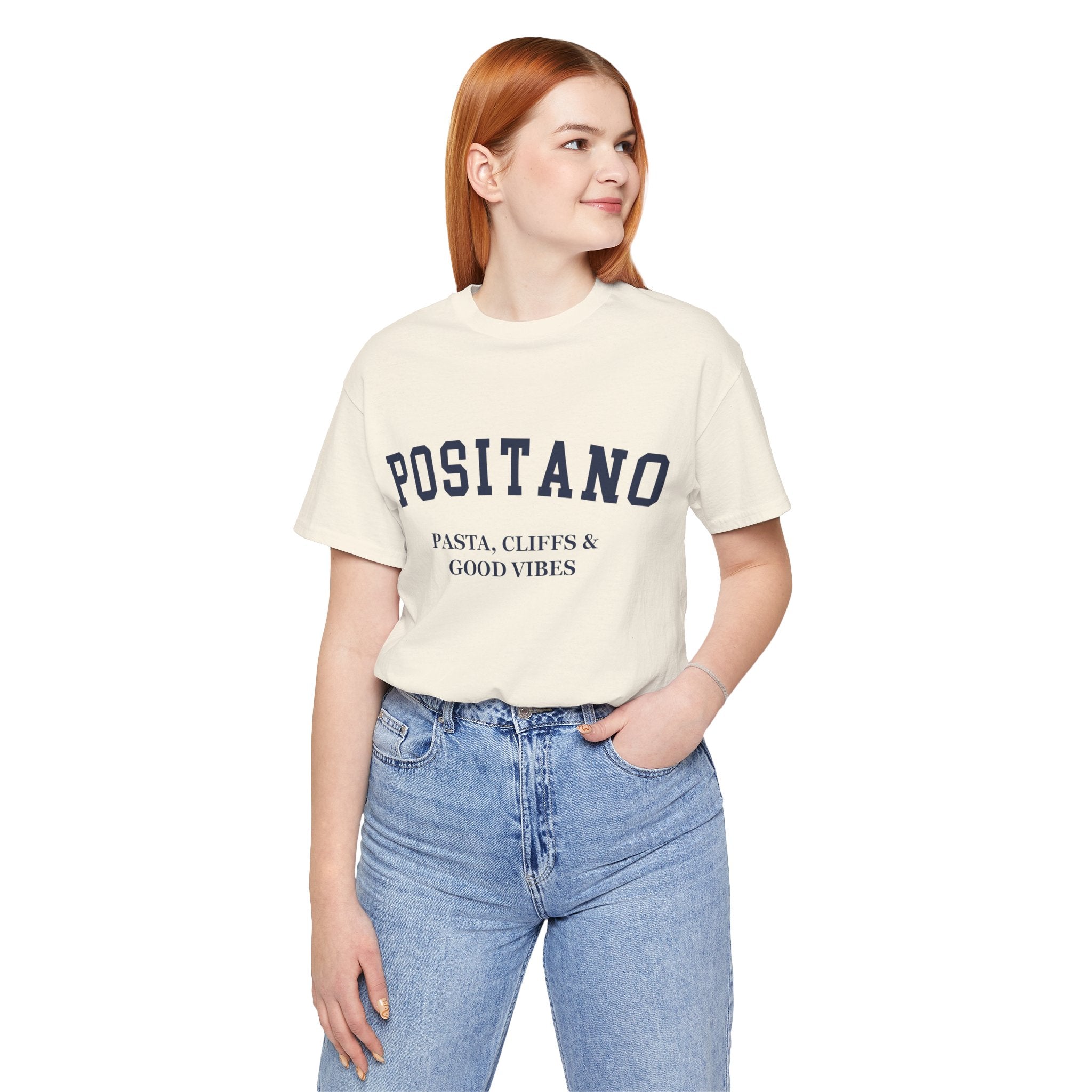 Positano Collegiate — 100% Cotton Premium Unisex T-Shirt | BY CHARLES