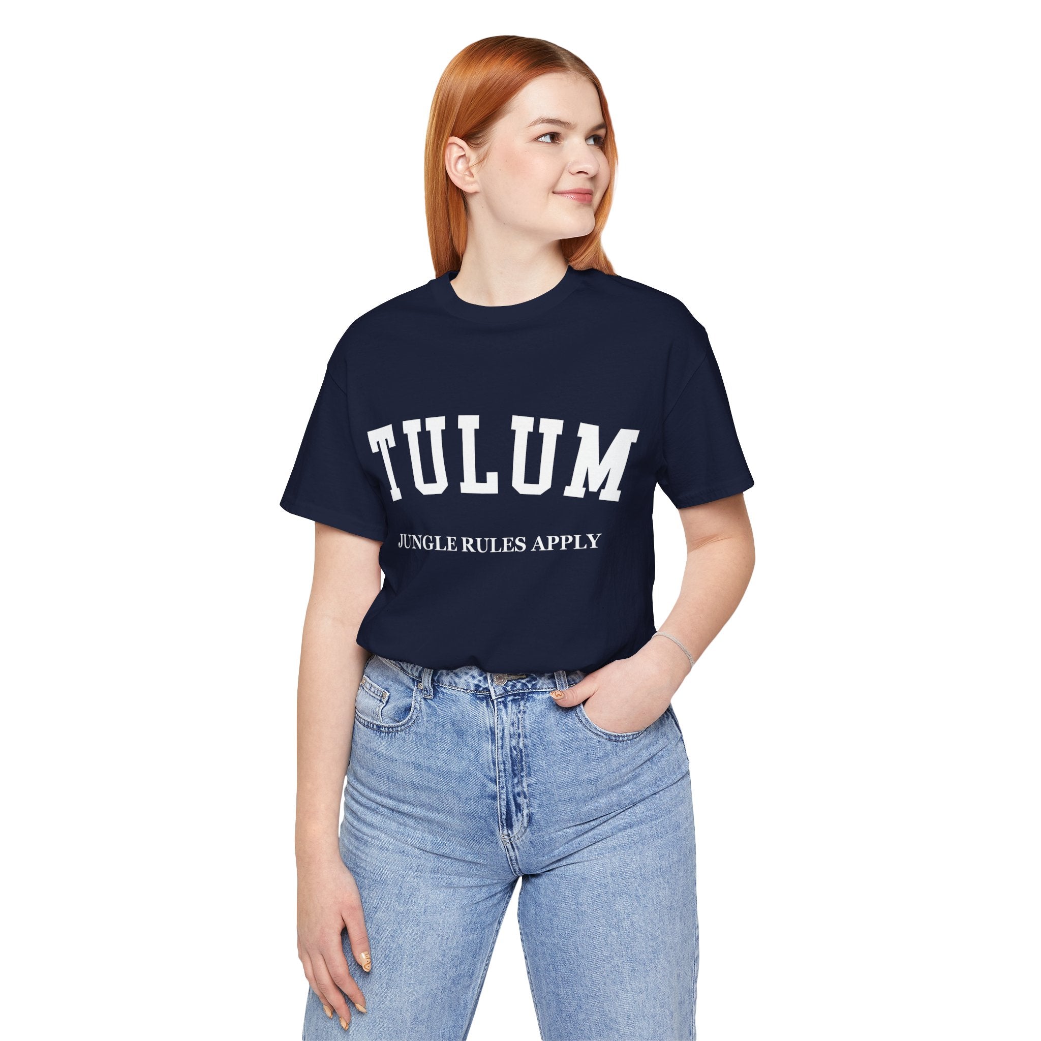 Tulum Collegiate — 100% Cotton Premium Unisex T-Shirt | BY CHARLES