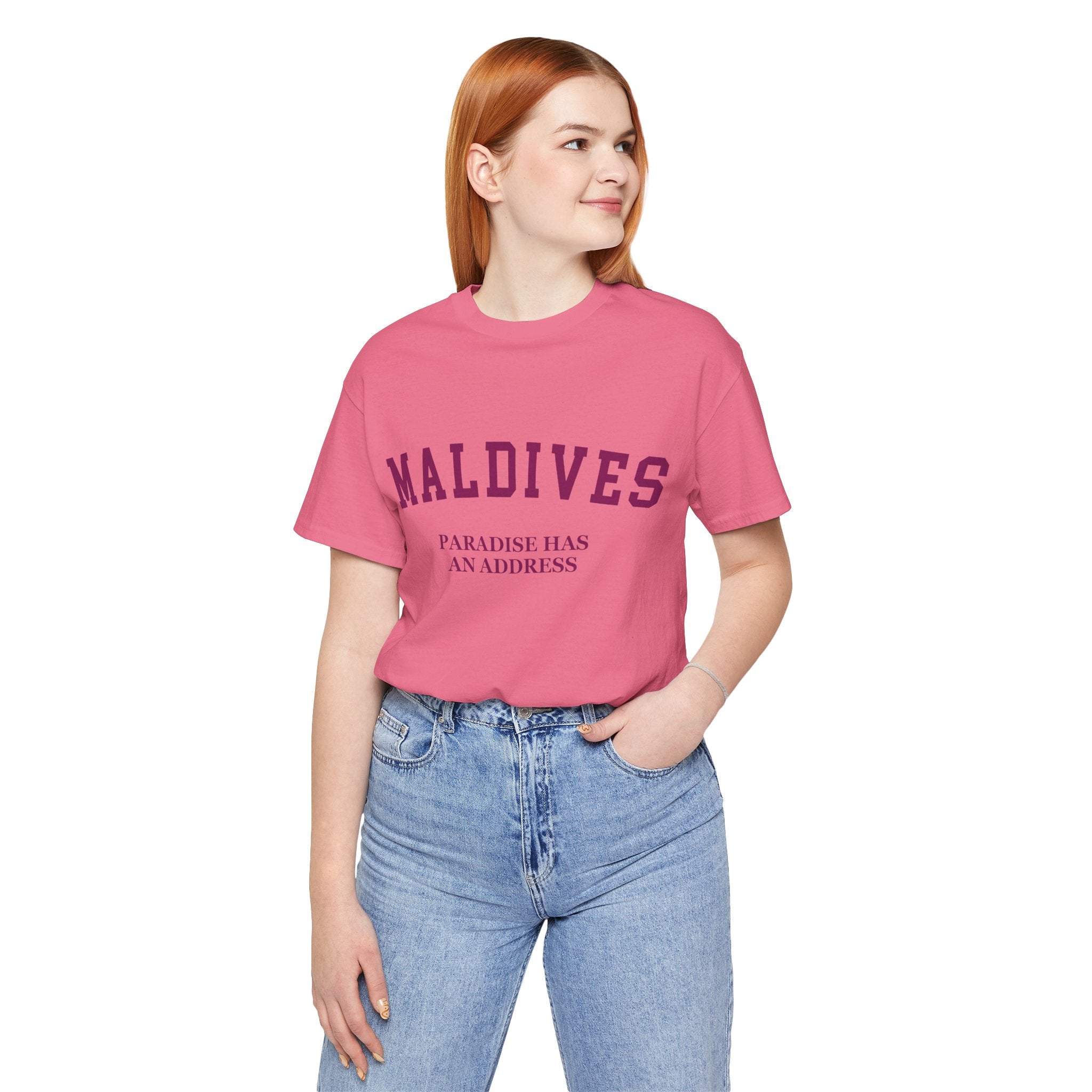 Maldives Collegiate — 100% Cotton Premium Unisex T-Shirt | BY CHARLES
