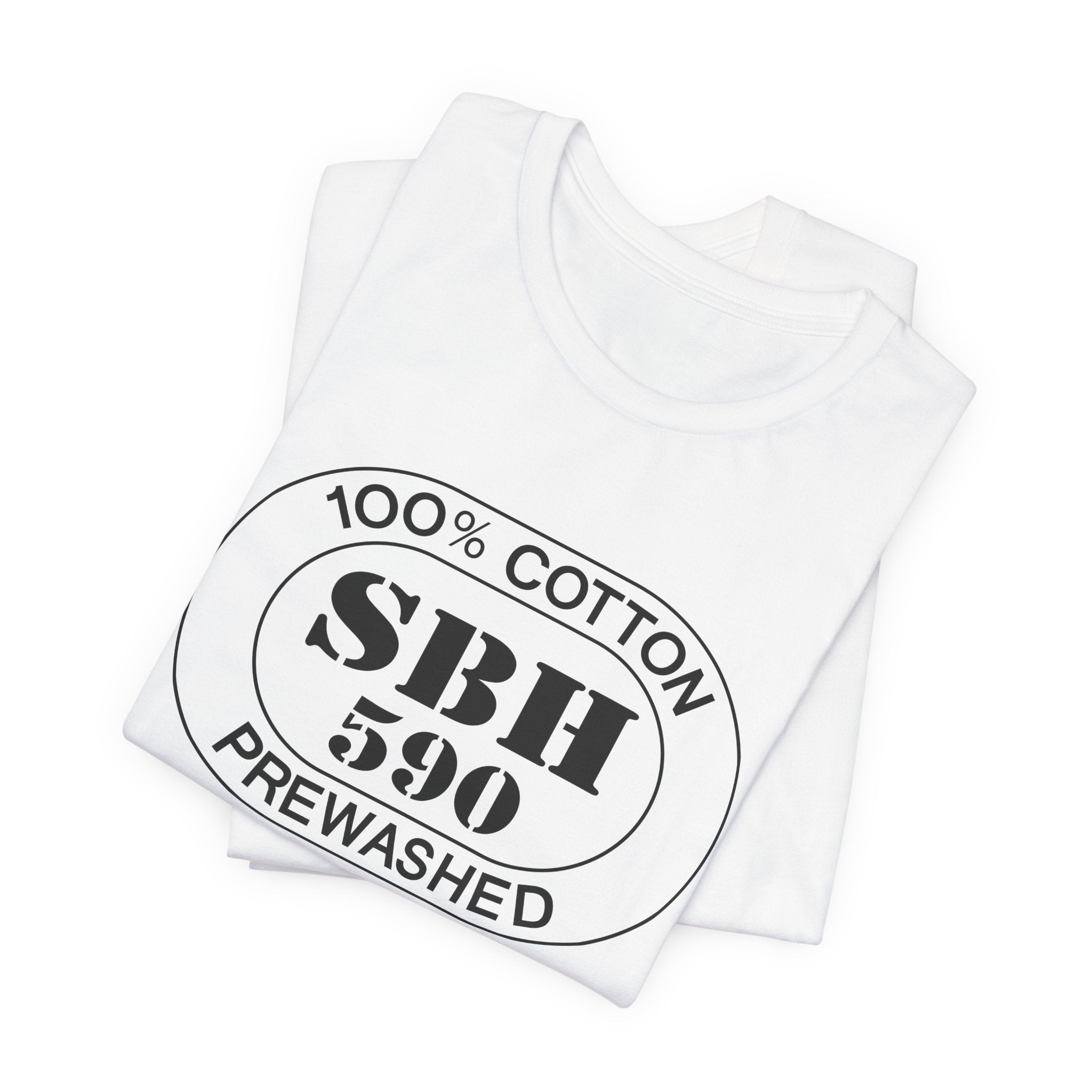St. Barts Airport Oval tee in white, alternate view