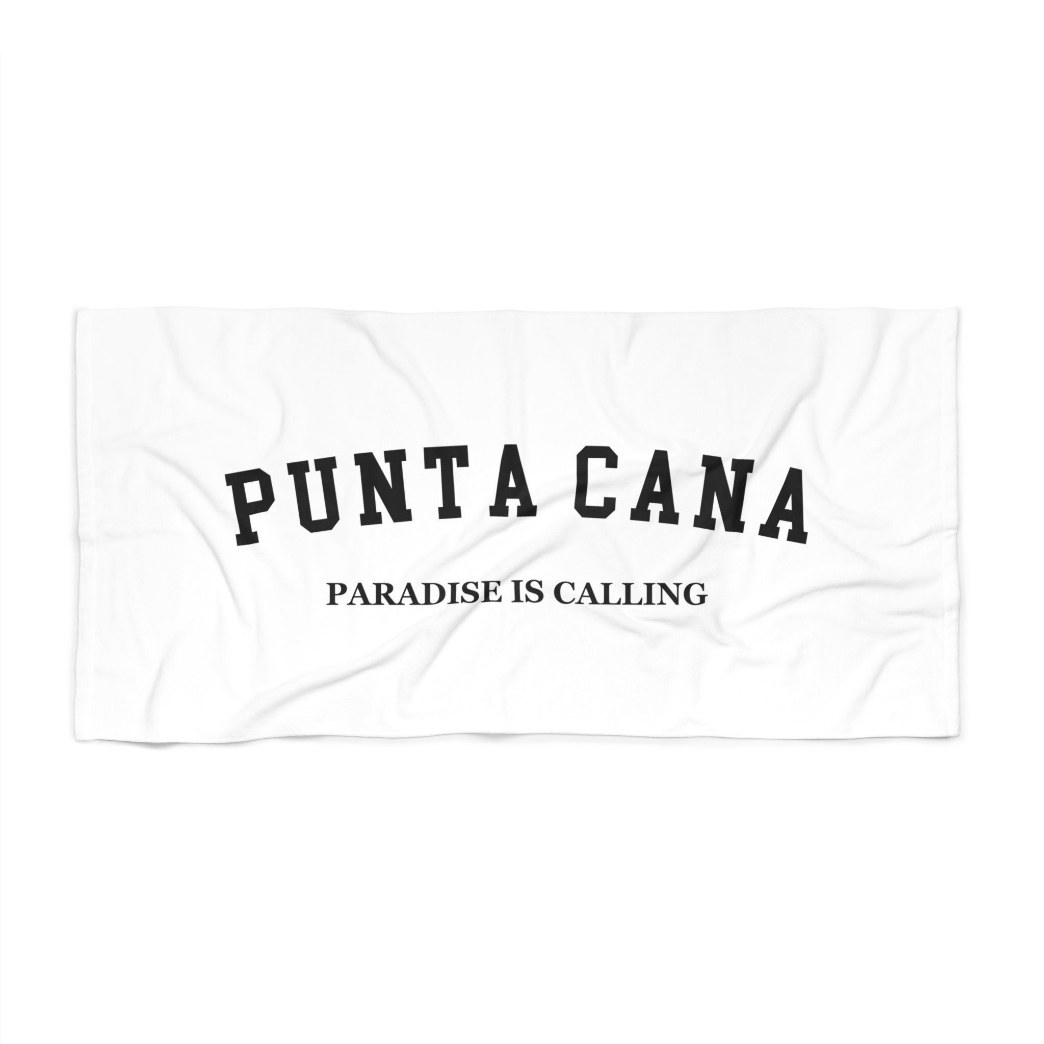 Punta Cana Slogan Series Beach Towel — Premium Oversized | BY CHARLES