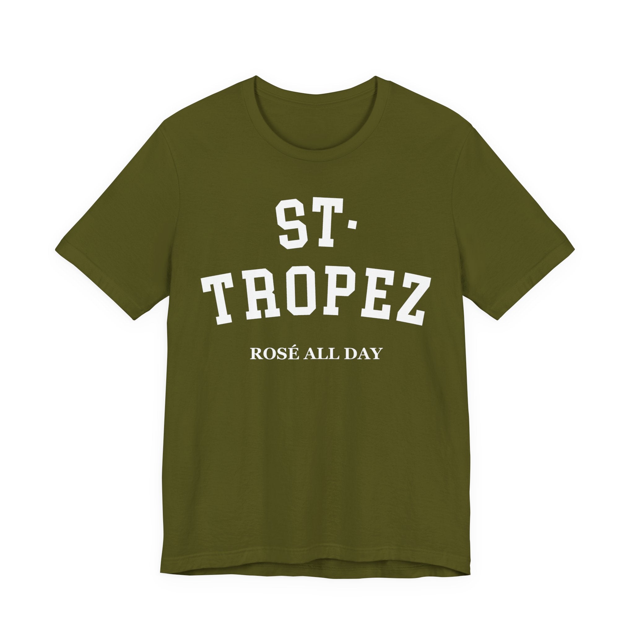St. Tropez Collegiate — 100% Cotton Premium Unisex T-Shirt | BY CHARLES