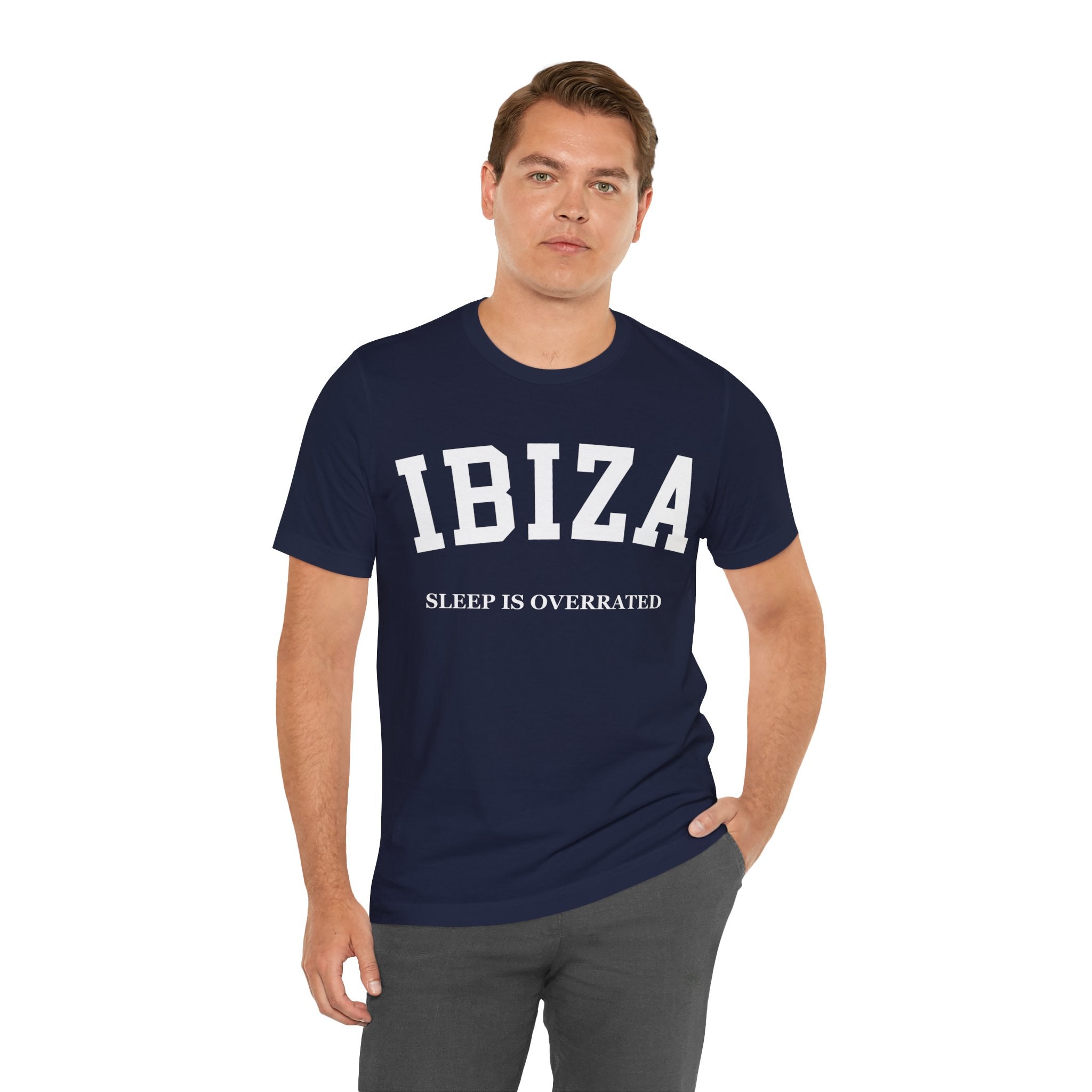 Ibiza Collegiate — 100% Cotton Premium Unisex T-Shirt | BY CHARLES
