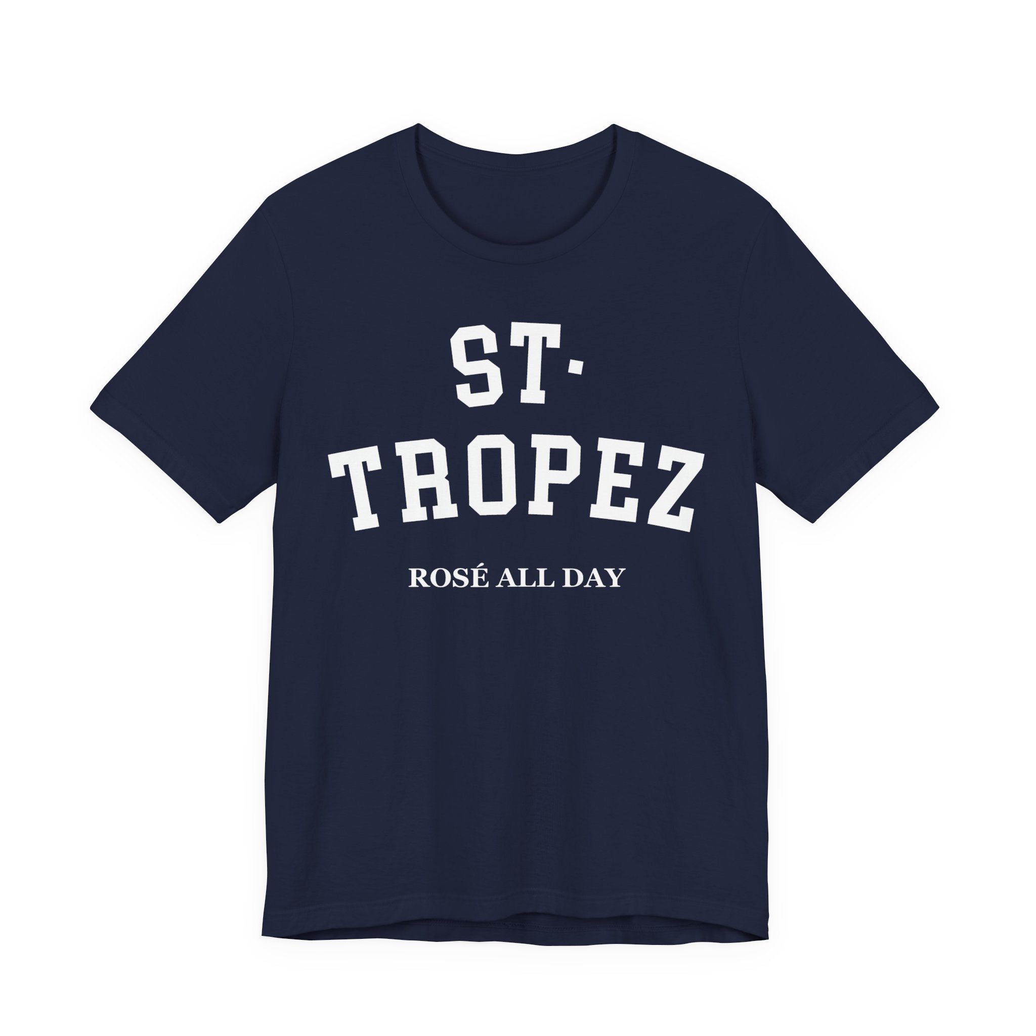 St. Tropez Collegiate — 100% Cotton Premium Unisex T-Shirt | BY CHARLES